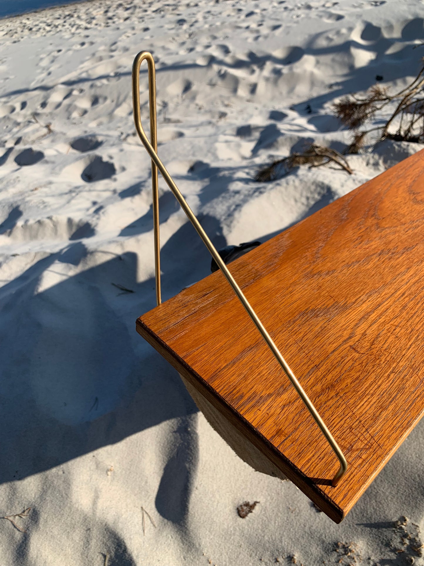 Hylde i teak