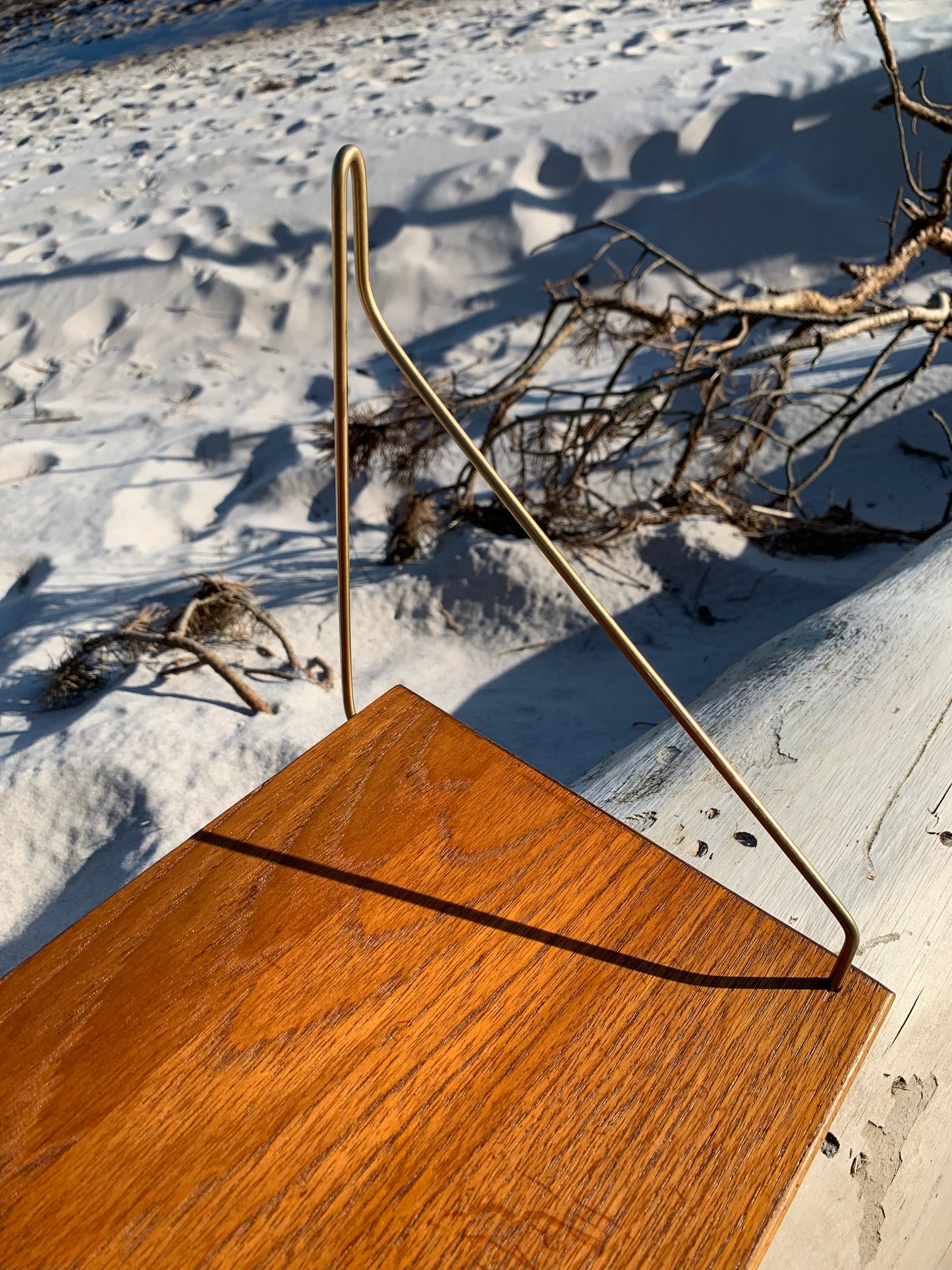 Hylde i teak