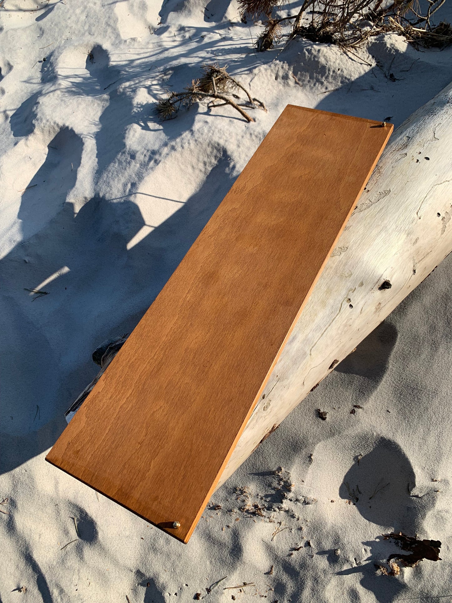 Hylde i teak