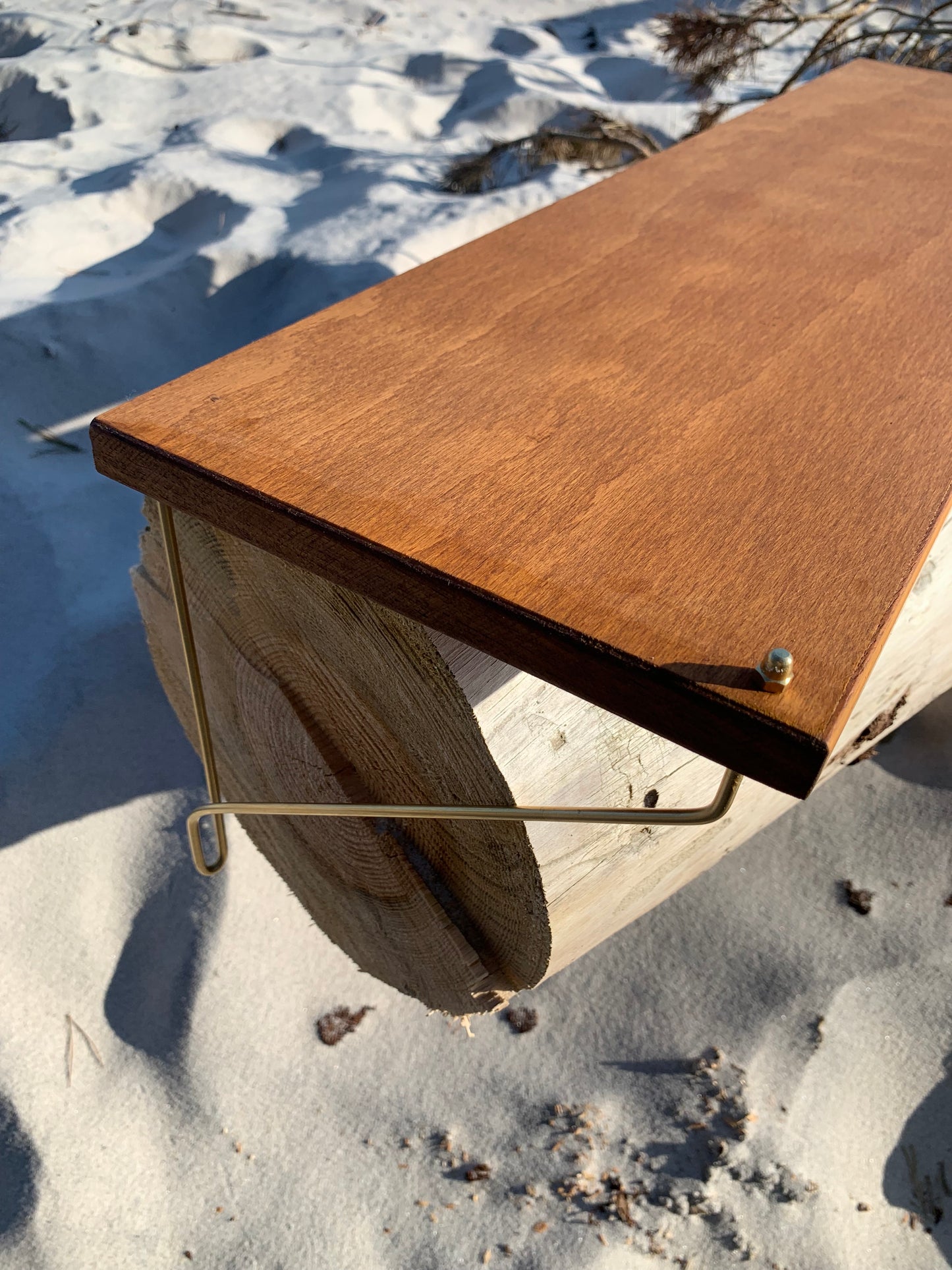 Hylde i teak