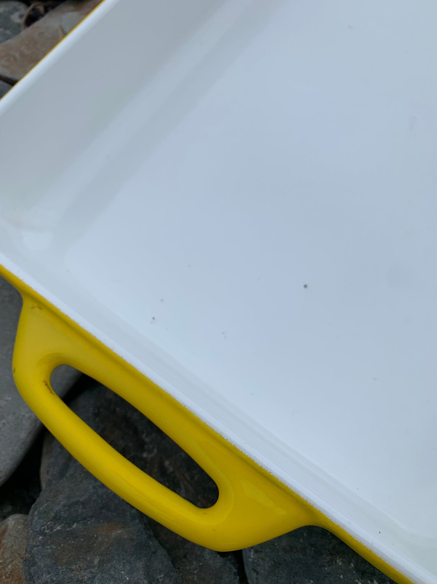 Stort Copco fad støbejern med emalje