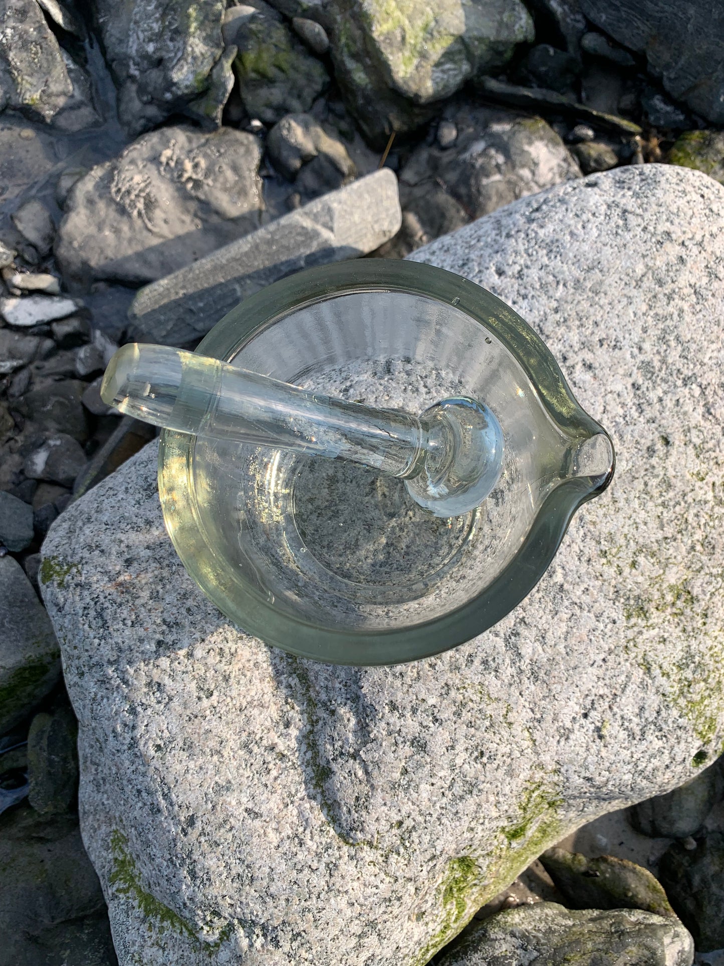 Morter i glas