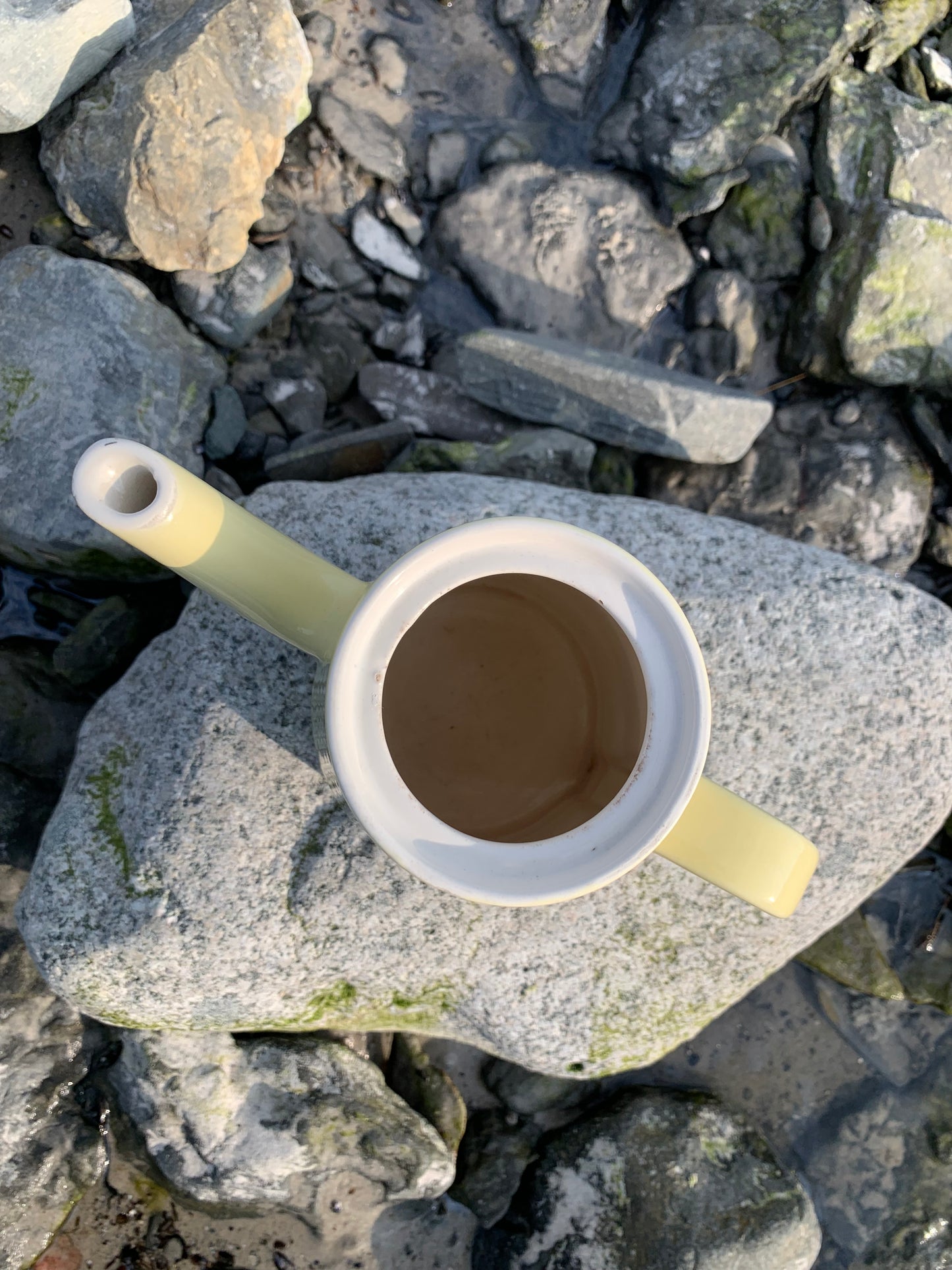Fin gammel Melitta porcelænskande