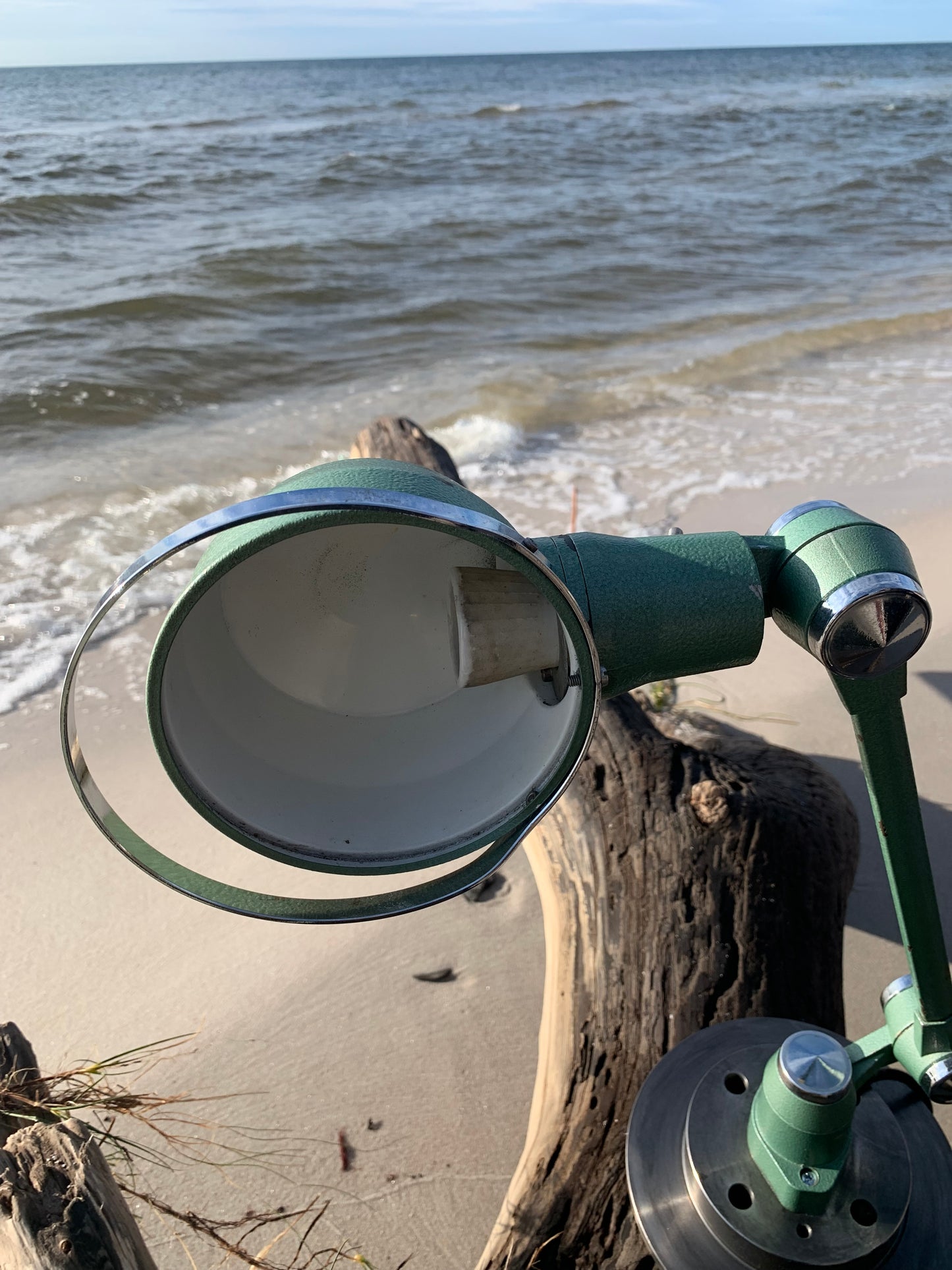 Jieldé bordlampe - Grøn hammerlak
