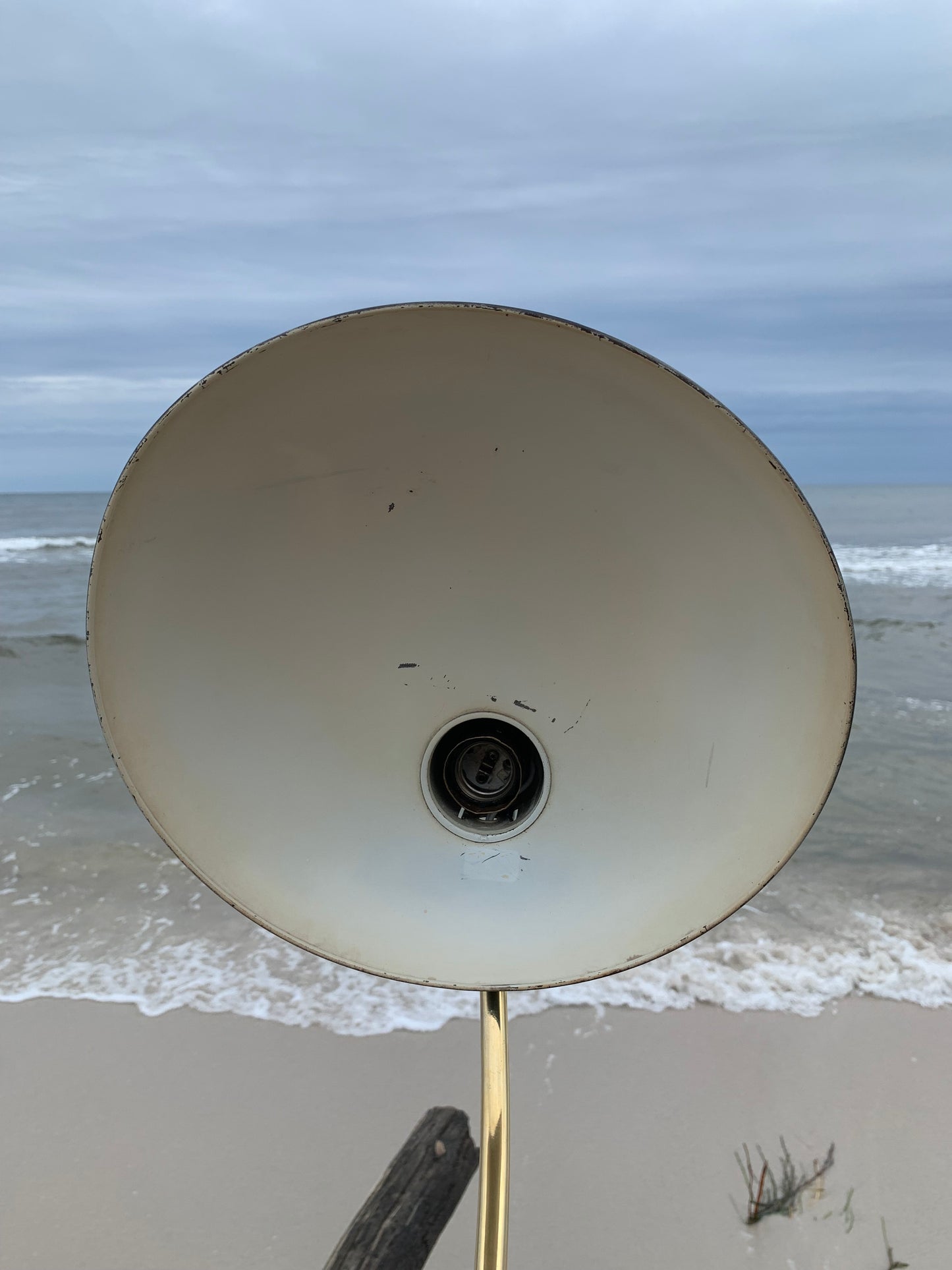 Kaiser Idell 6631 President - Sort med messing