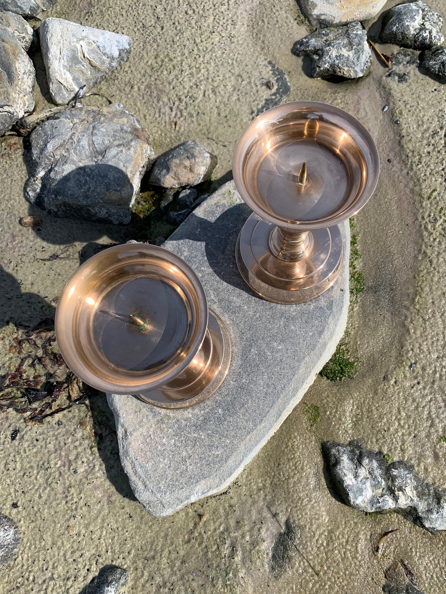 Bronzestage til bloklys