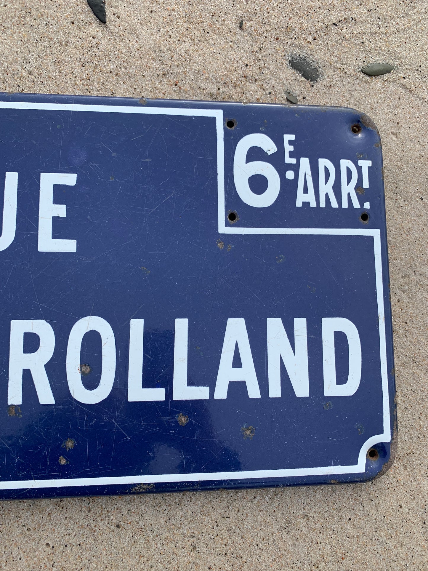 Fransk emaljeskilt