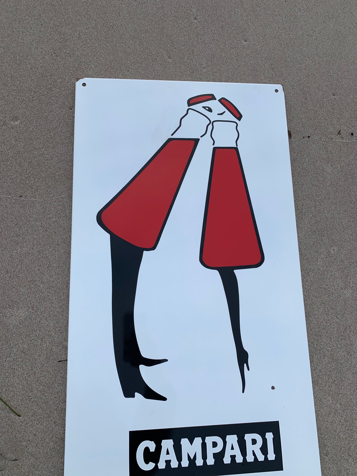 Campari emaljeskilt