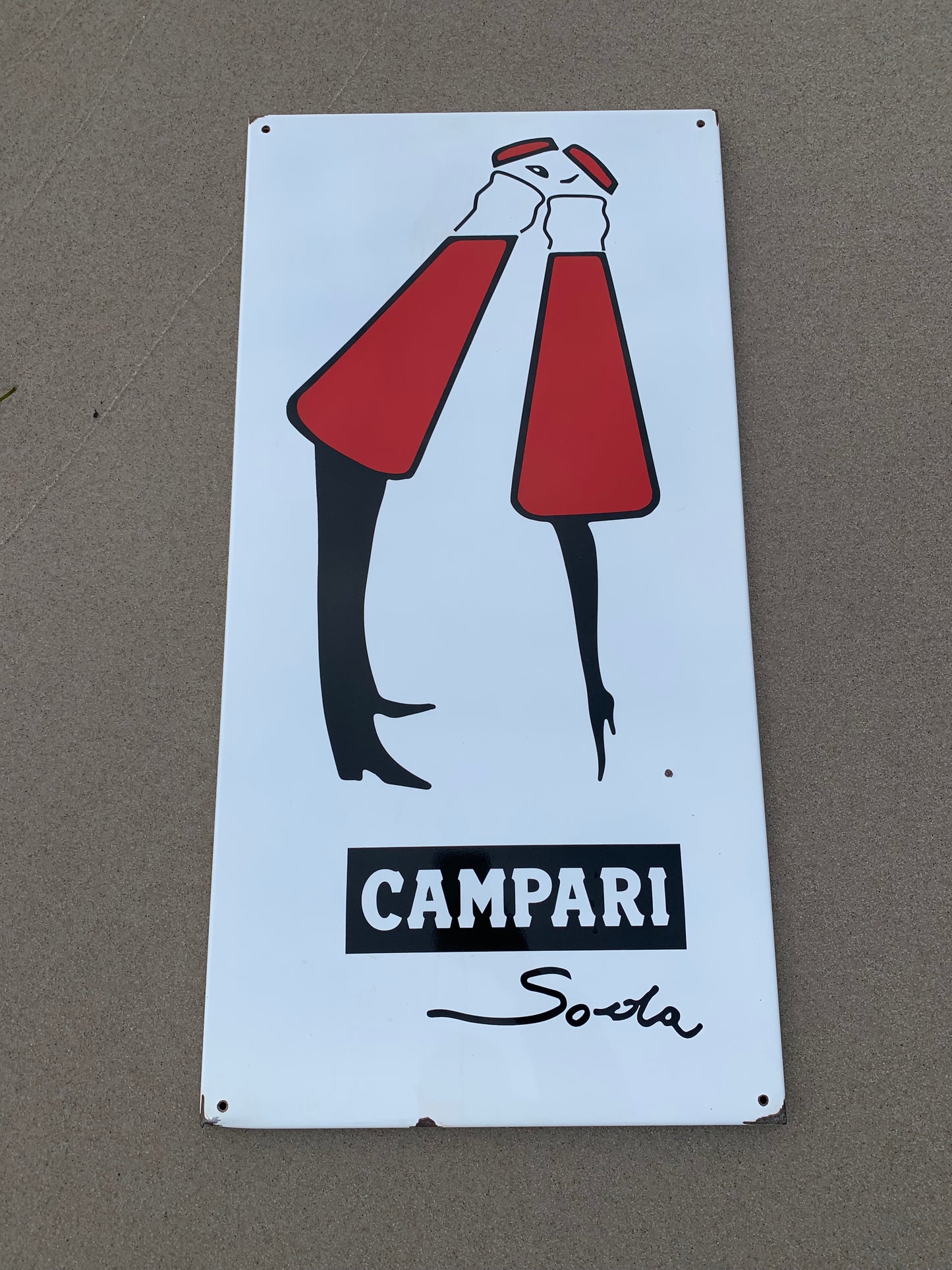 Campari emaljeskilt