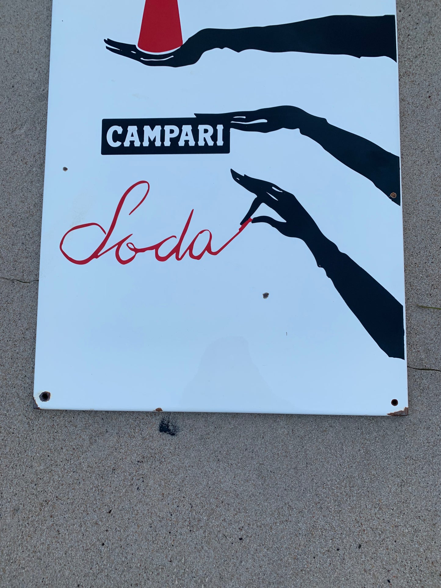 Campari emaljeskilt