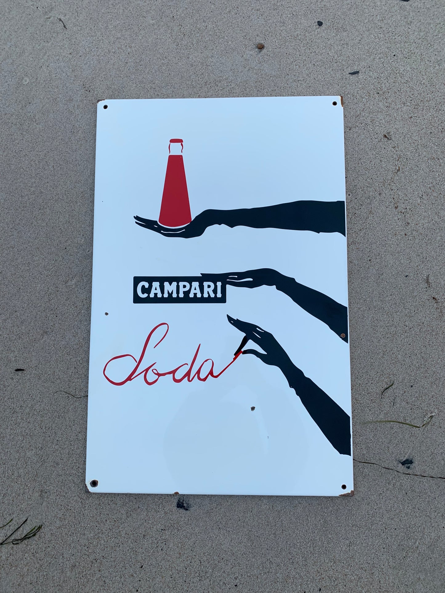 Campari emaljeskilt