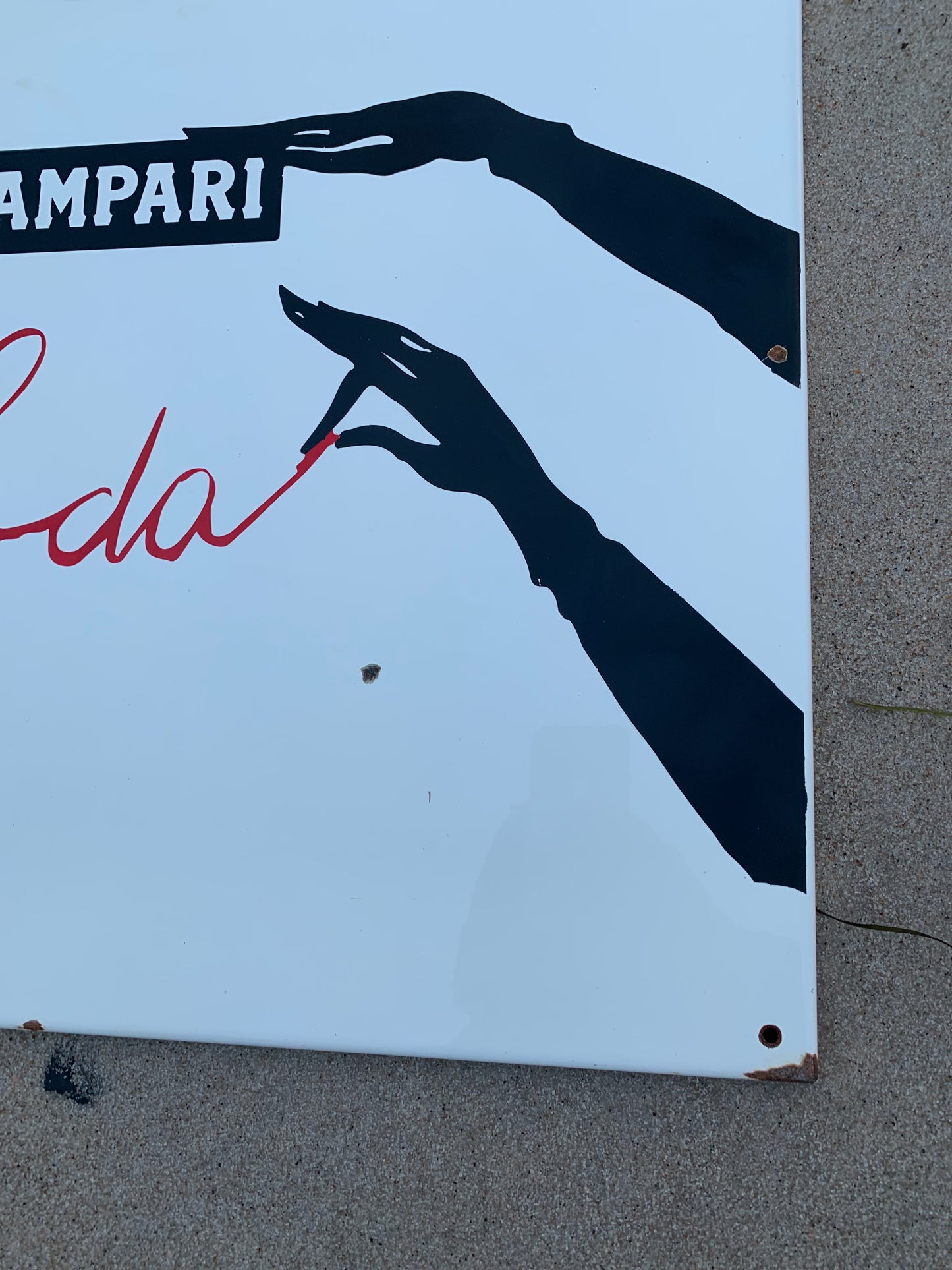 Campari emaljeskilt