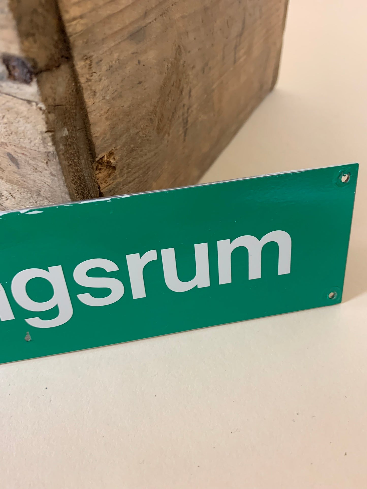 Skilt - sikringsrum
