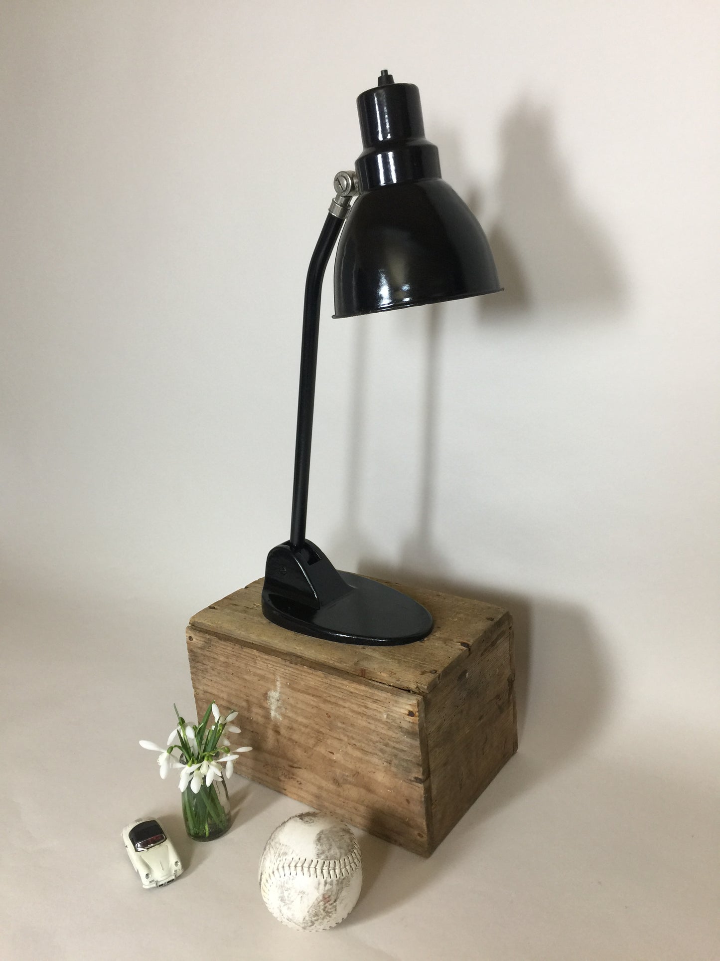 Fin gammel industriel vintage Jacobus lampe