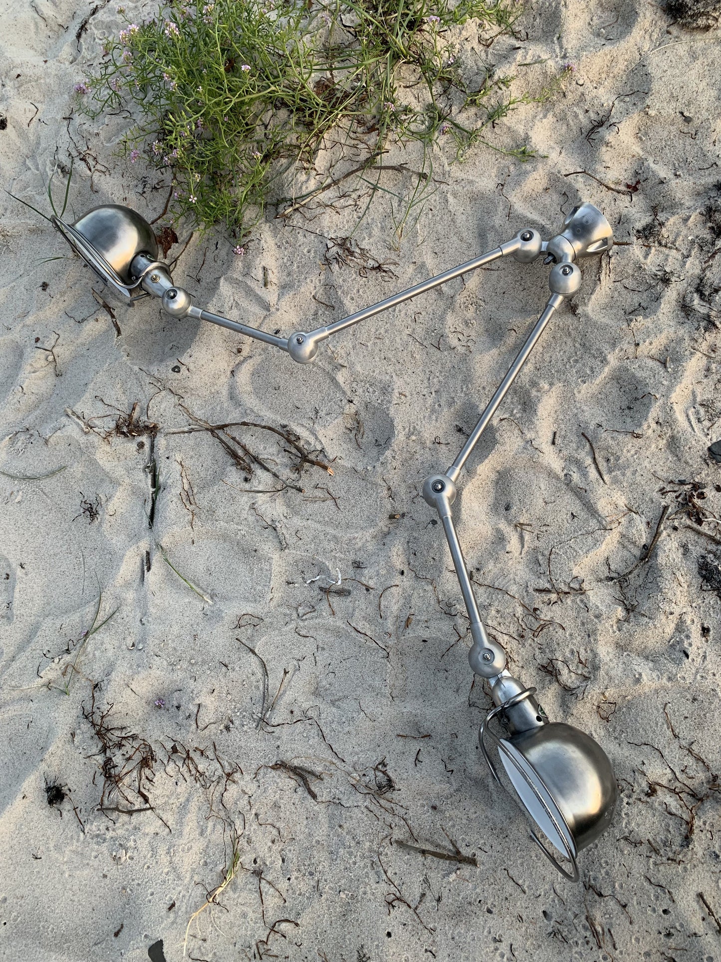 Jieldé væg/loftlampe med dobbeltbeslag og to gange to arme