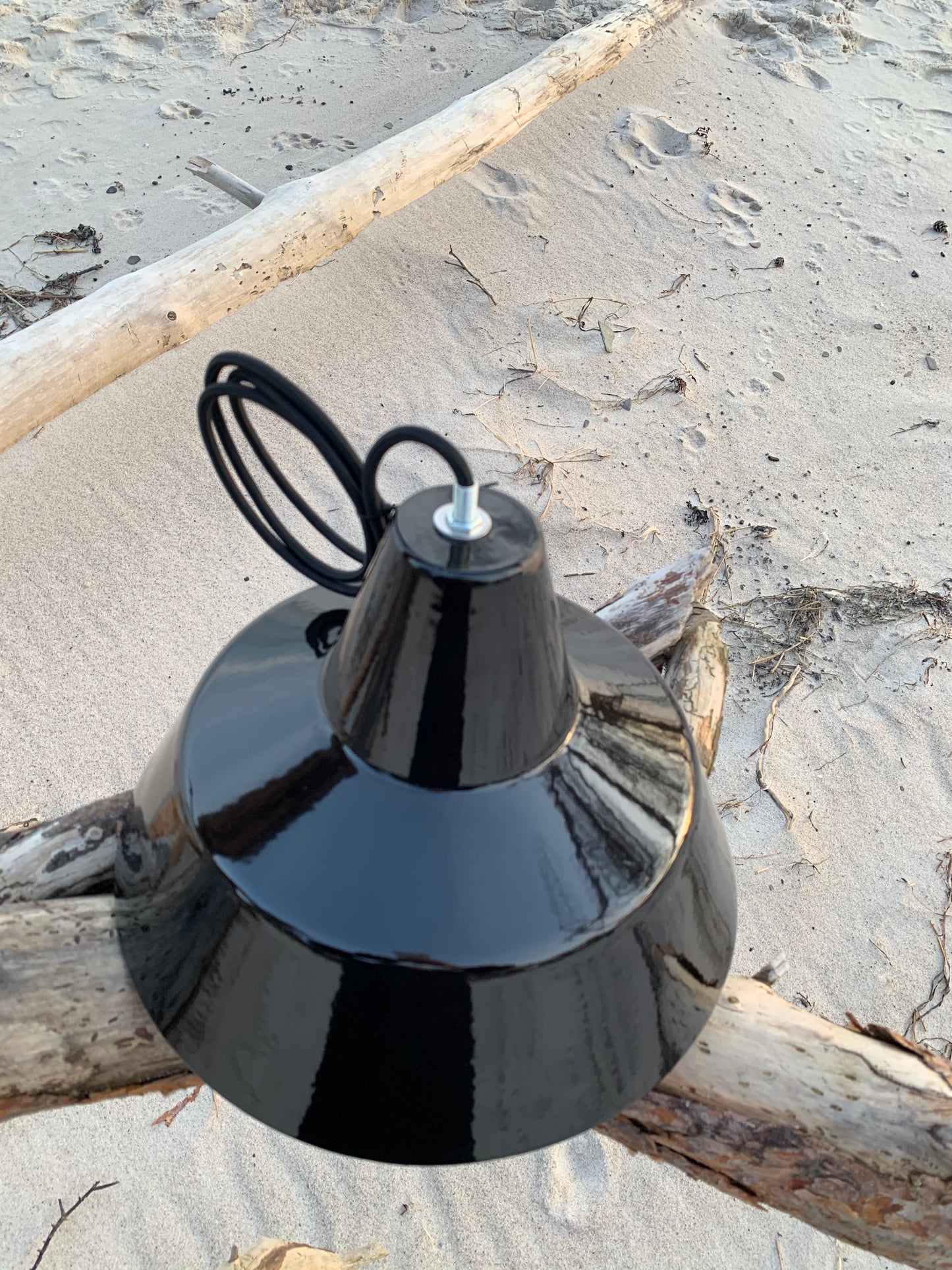 Værkstedslampe - Sort