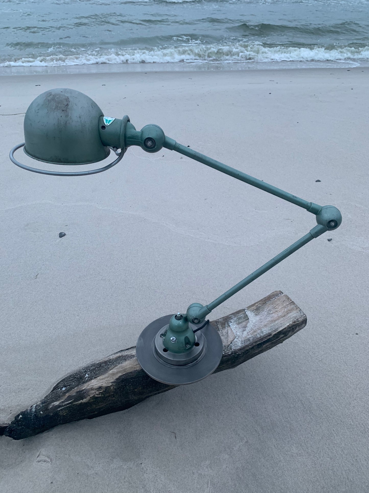 Jieldé bord/væglampe med 2 arme - Grøn