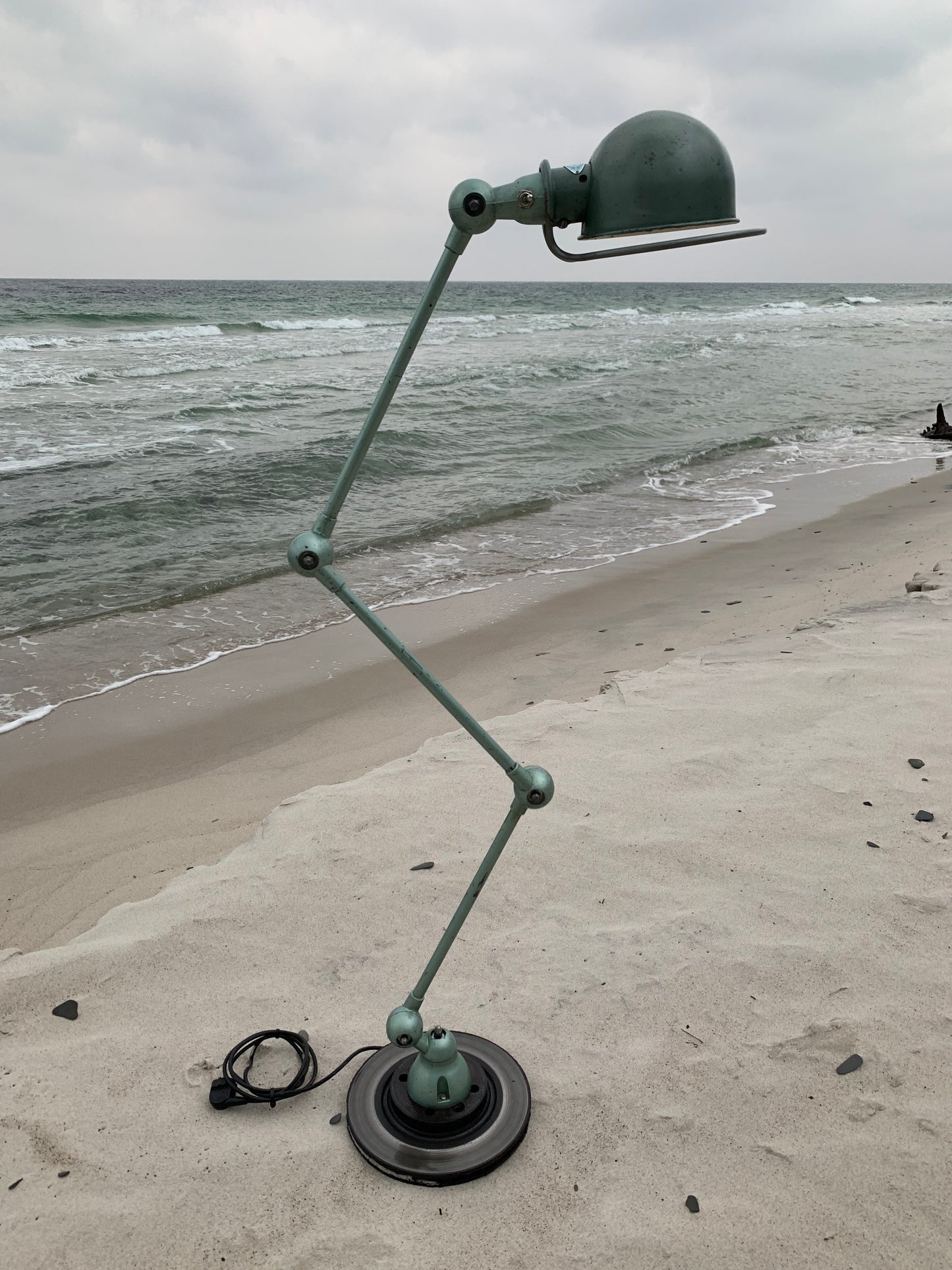 Jieldé gulvlampe med 3 arme - Grøn