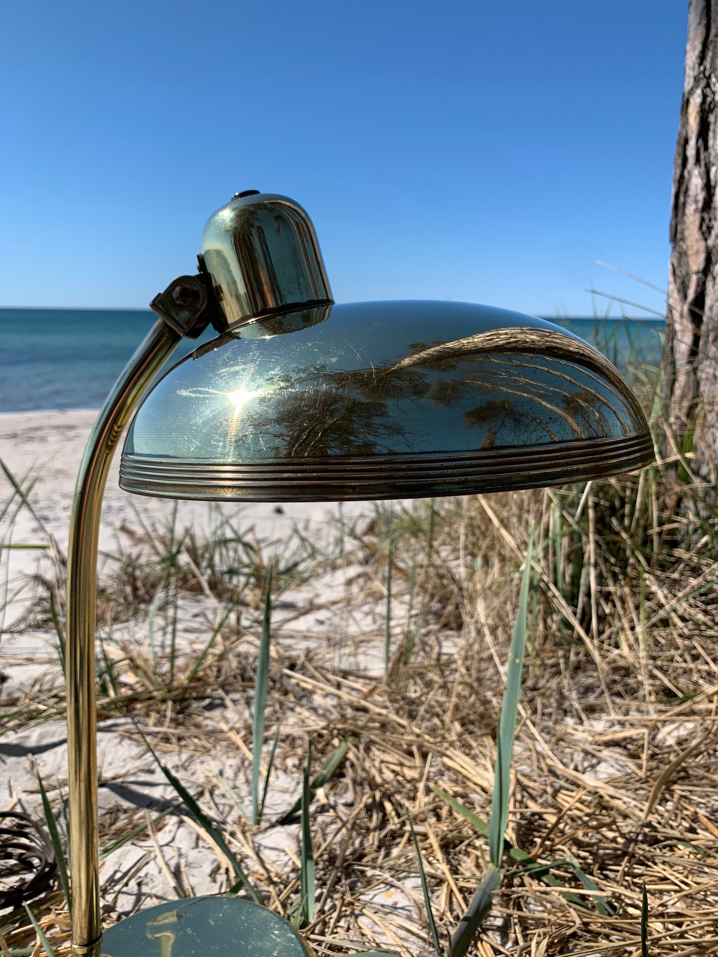 Italiensk vintage messinglampe
