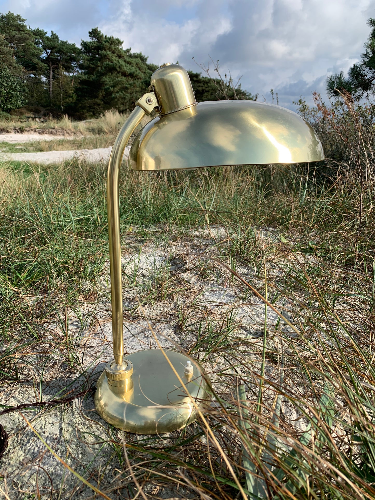 Italiensk messinglampe
