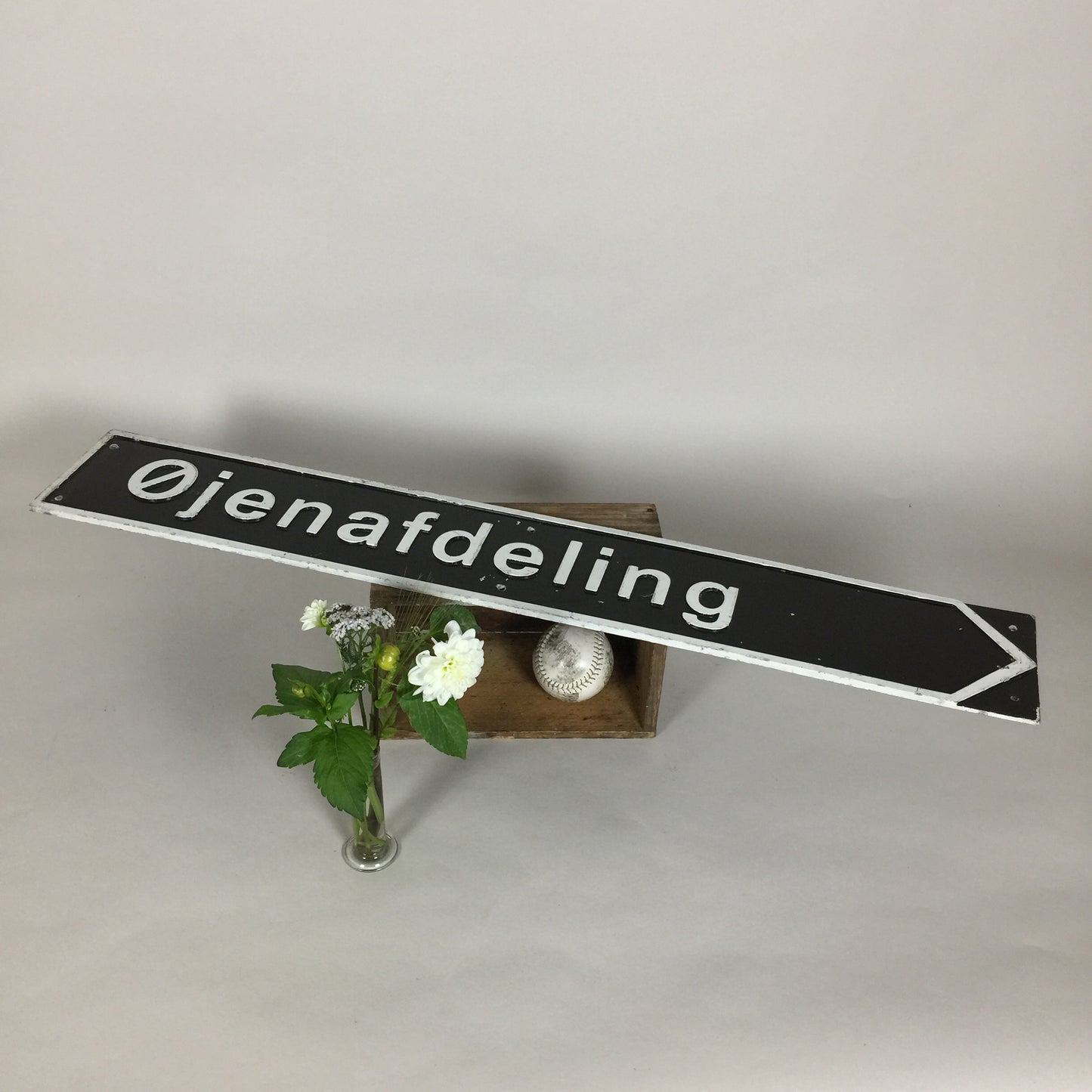 Fint skilt fra hospital