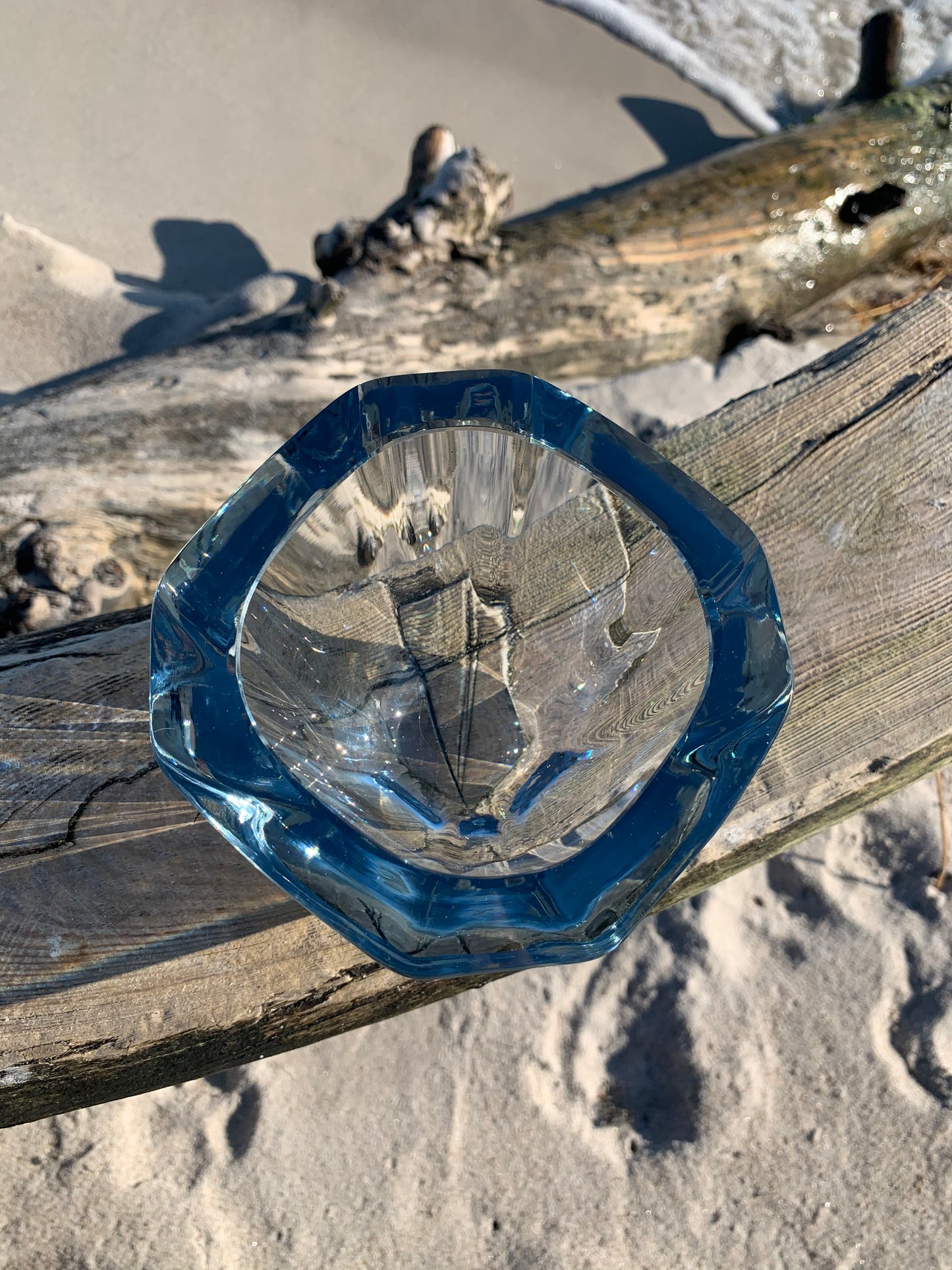Glas vase fra Strömbergshyttan
