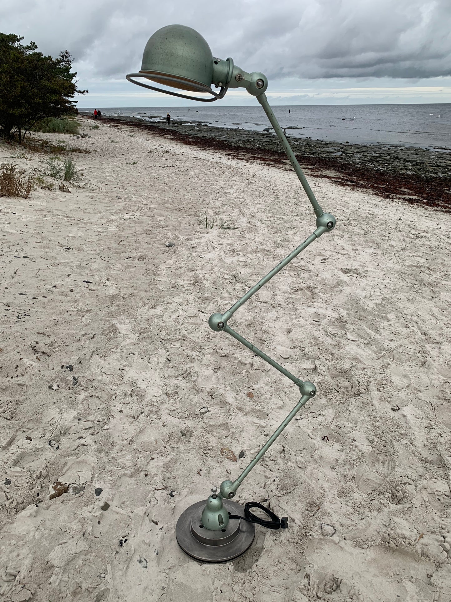 Jieldé gulvlampe med 4 arme - Grøn