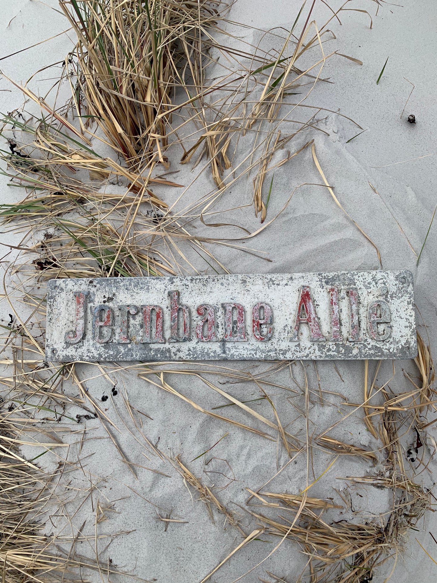 Vejskilt - Jernbane Allé