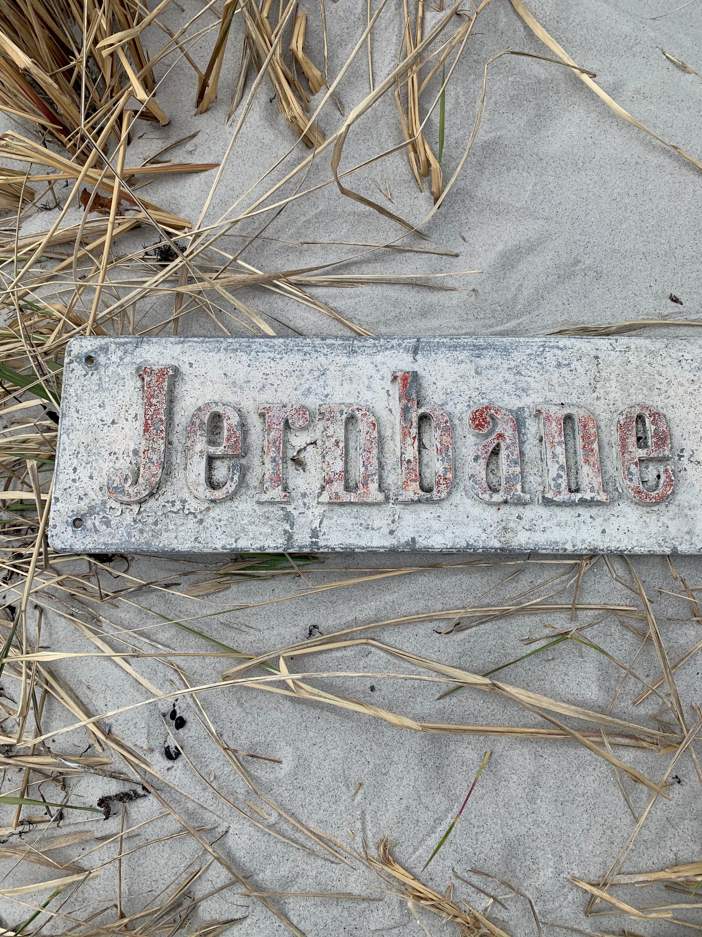 Vejskilt - Jernbane Allé