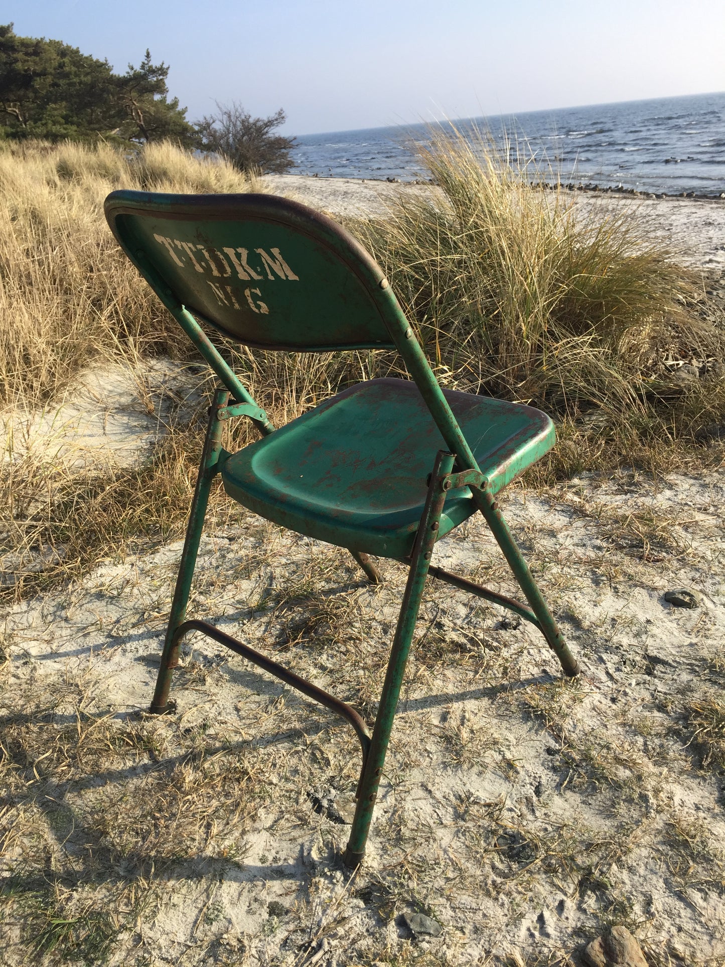 Rå klapstol med masser af patina (Prisen er pr. stk.)