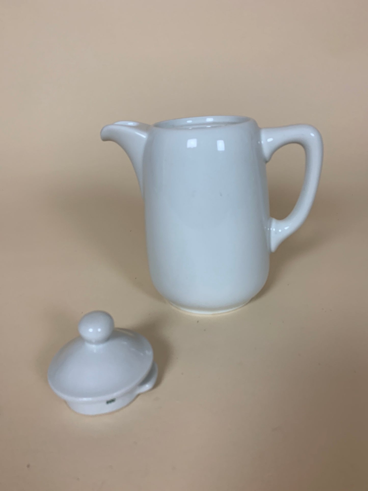 Porcelænskande med låg