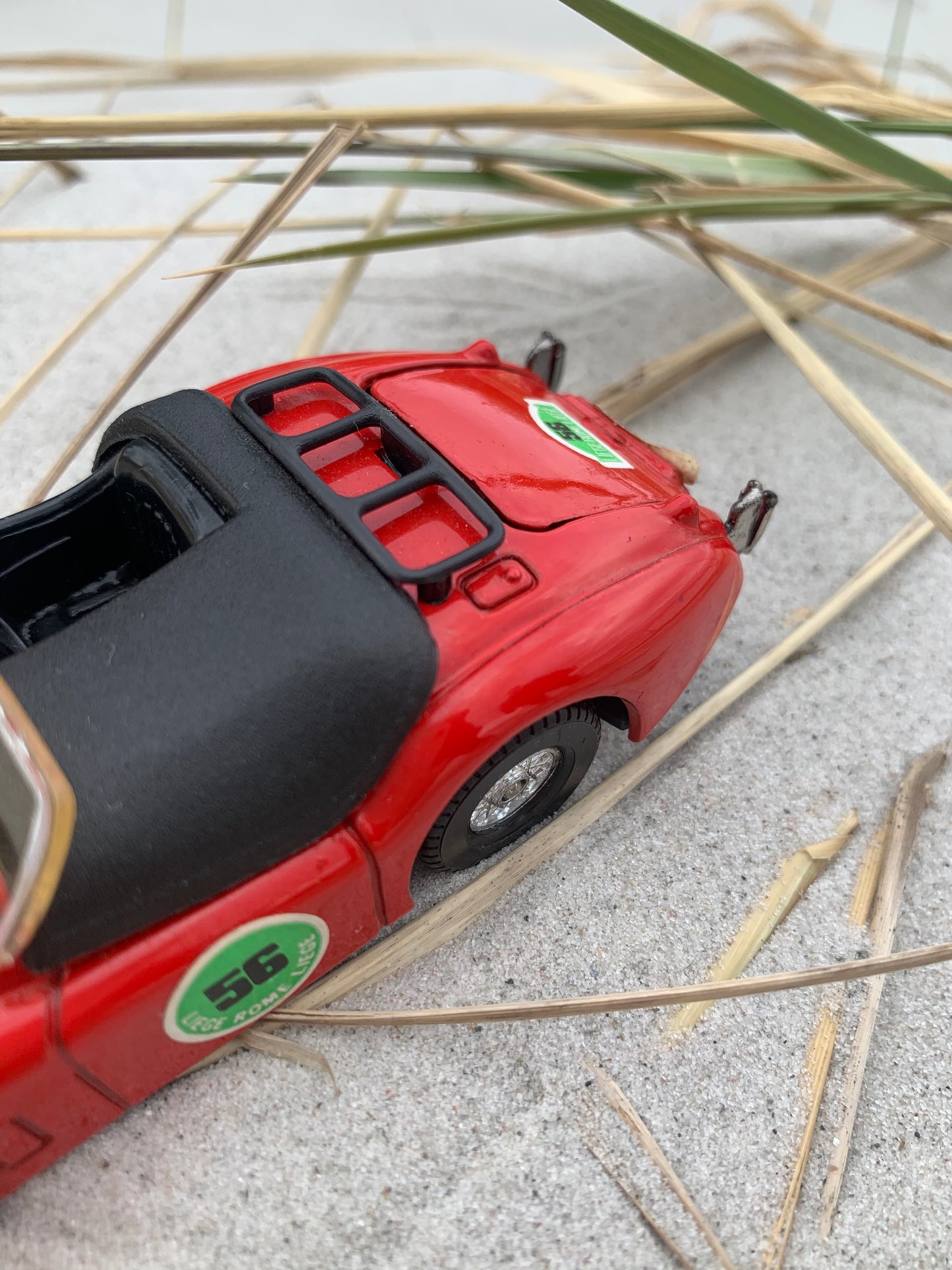 Rød Jaguar XK 120