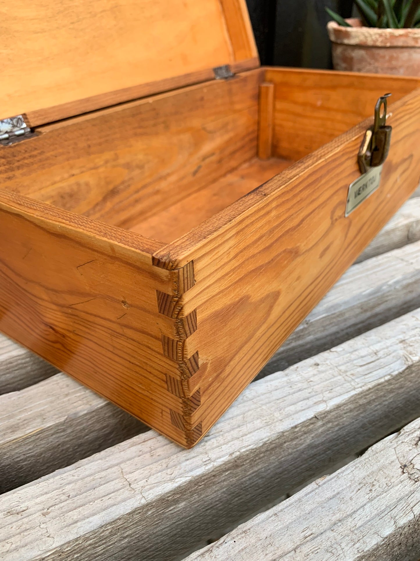 Værktøjskasse i træ