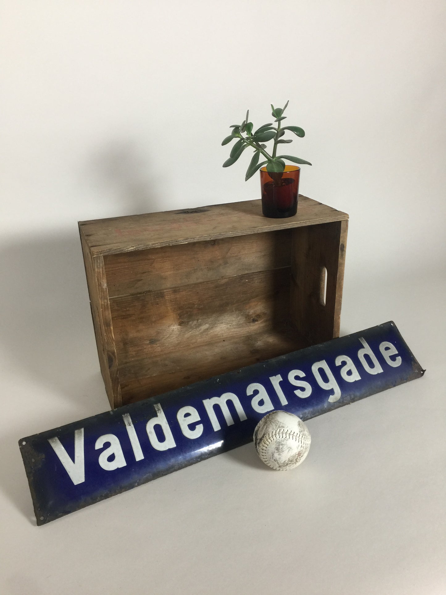 Vejskilt i emalje fra Vesterbro
