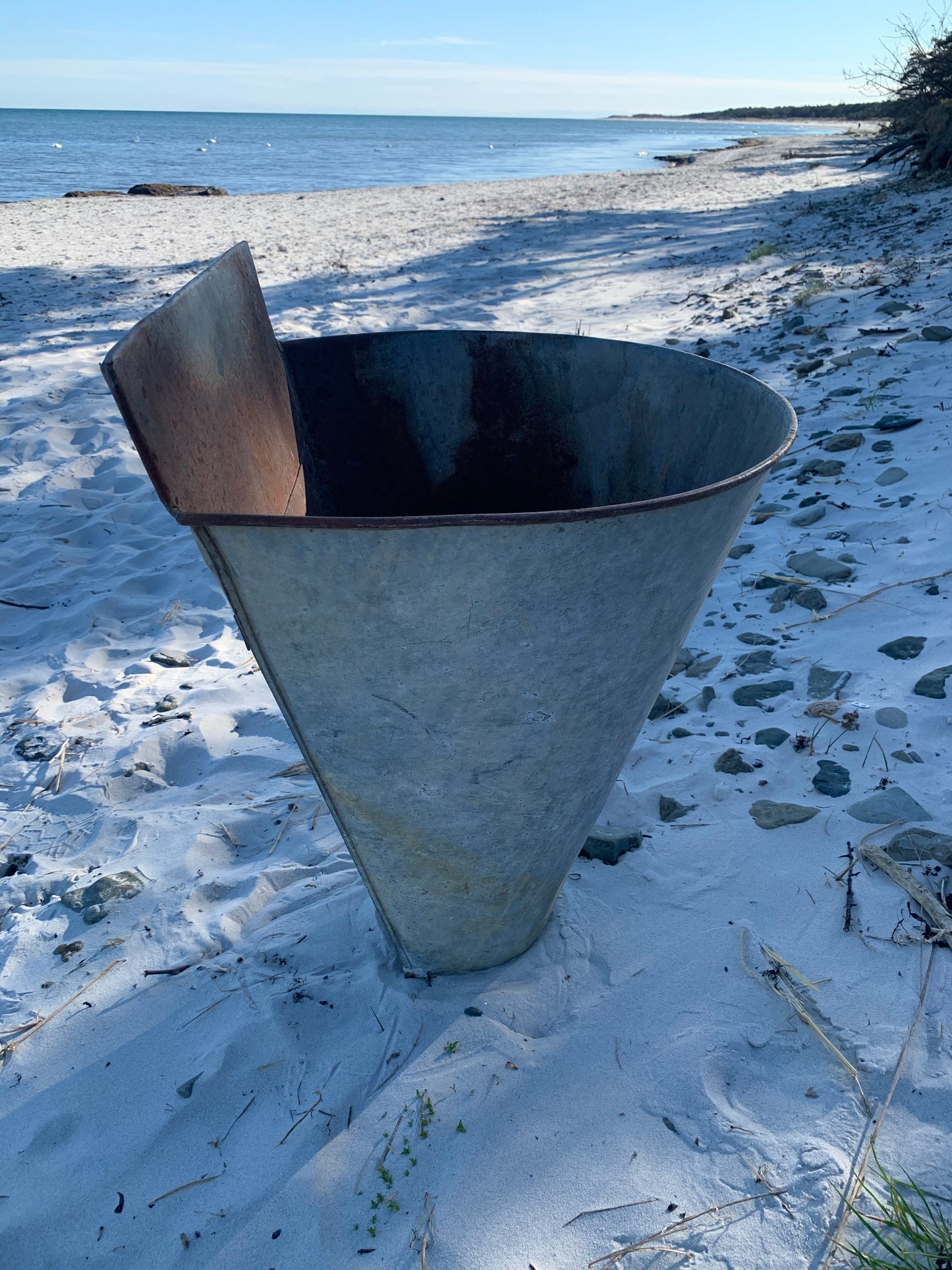 Skøn og stor “spand” til drueplukning