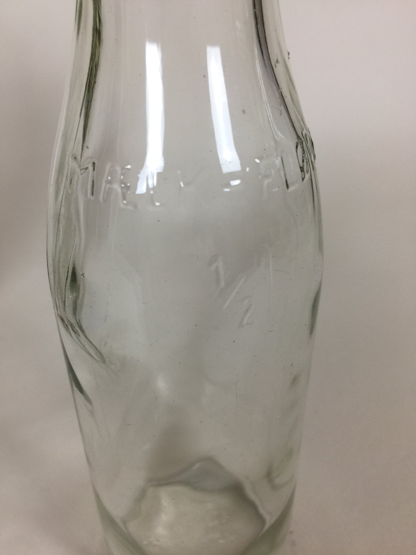 Gammel mælke og fløde flaske 1/2 liter