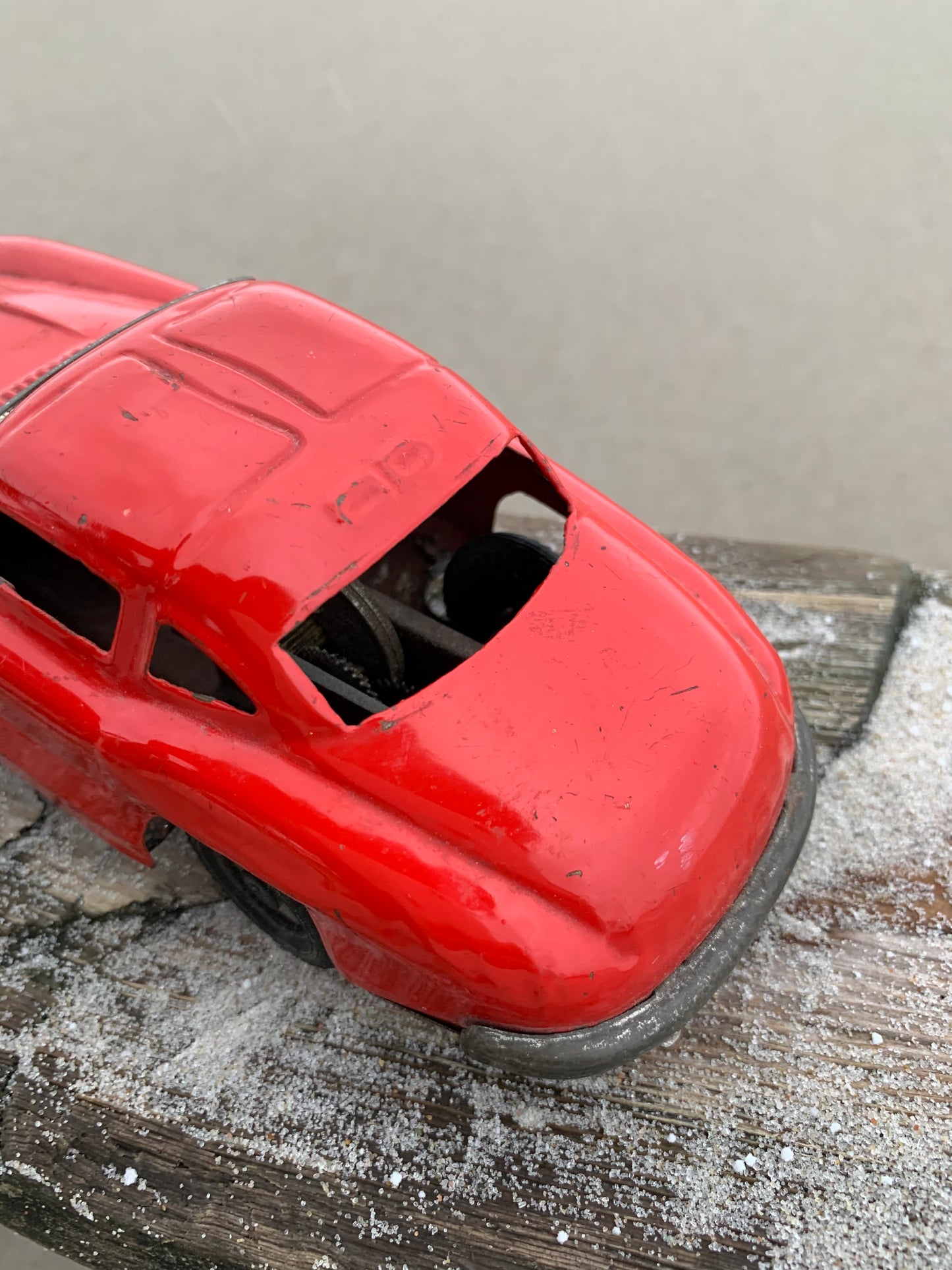 Skøn gammel Mercedes i blik