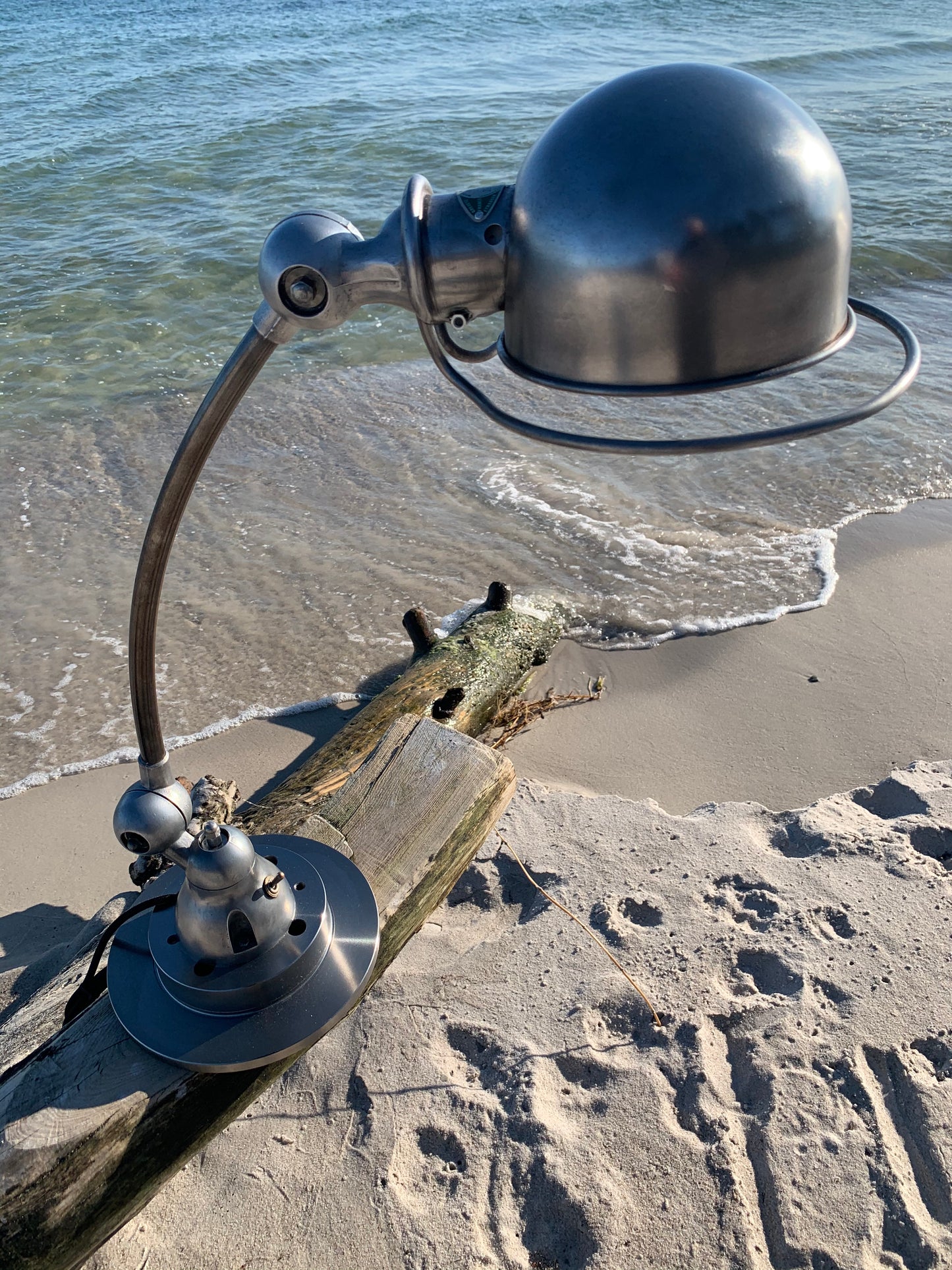 Jieldé bordlampe med buet arm