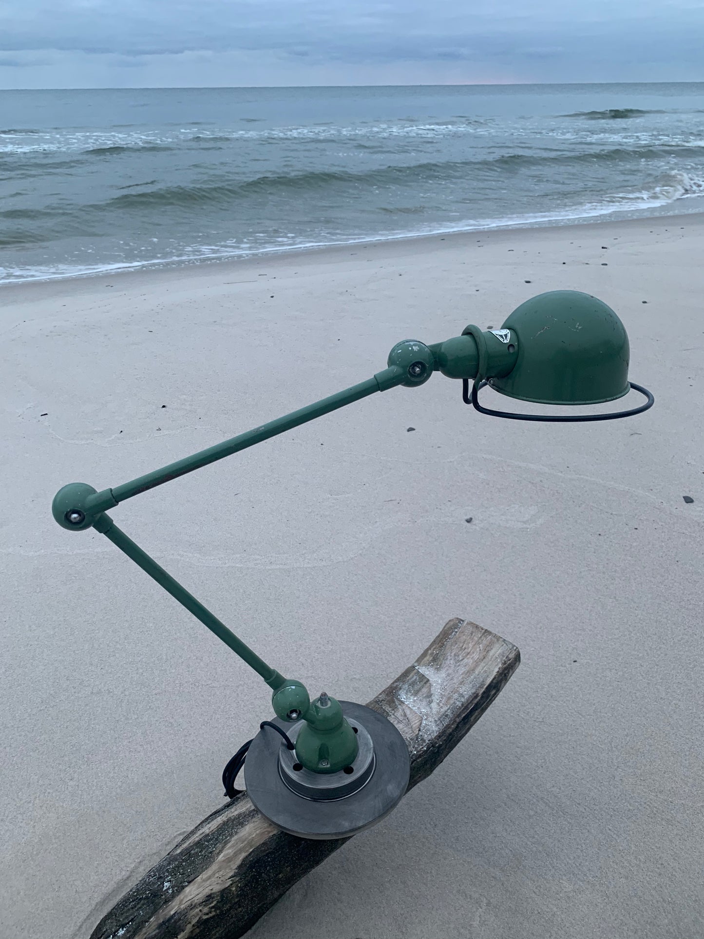 Jieldé bord/væg lampe med to arme - Grøn