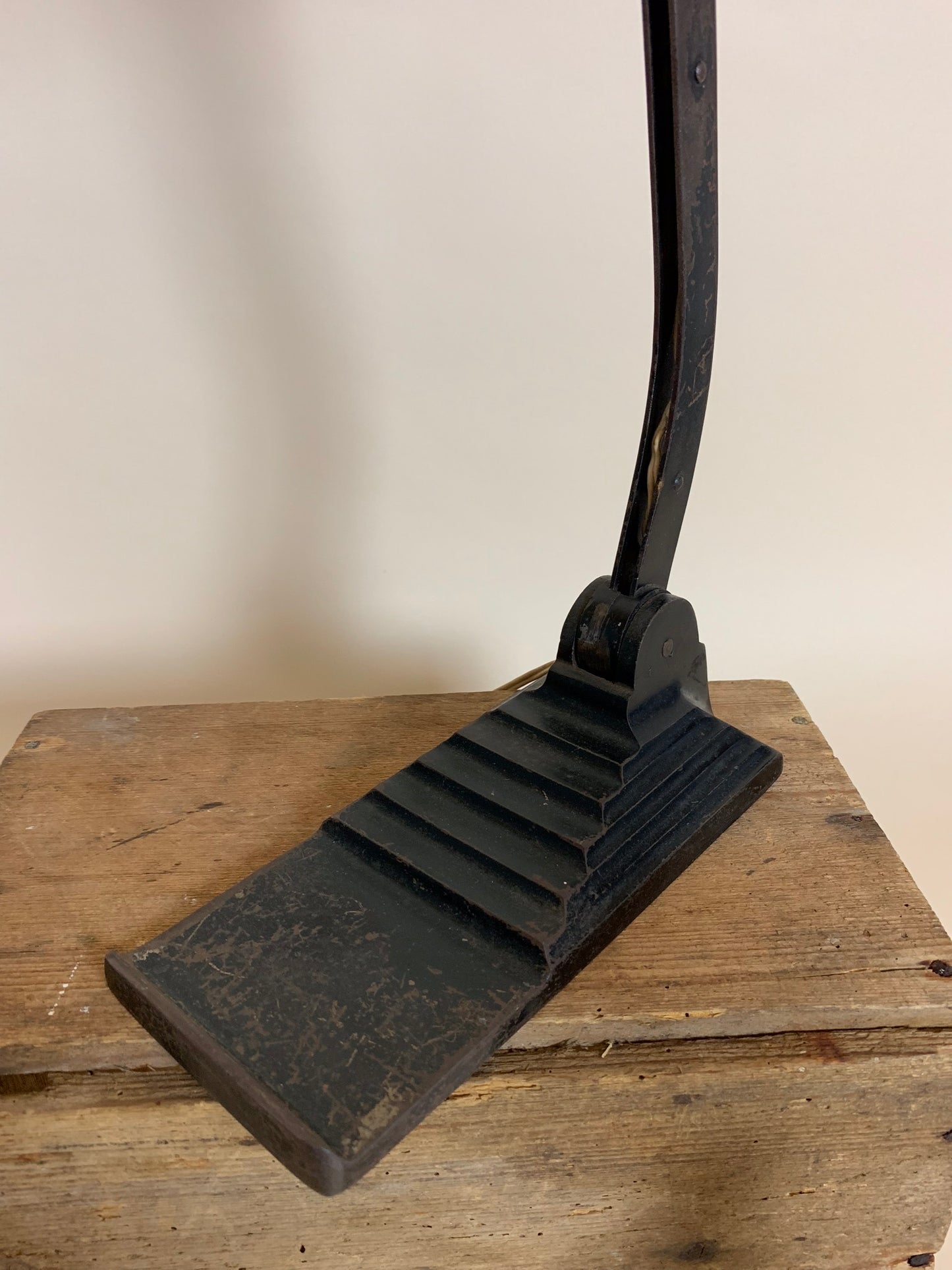Gammel Erpe skrivebordslampe fra Belgien