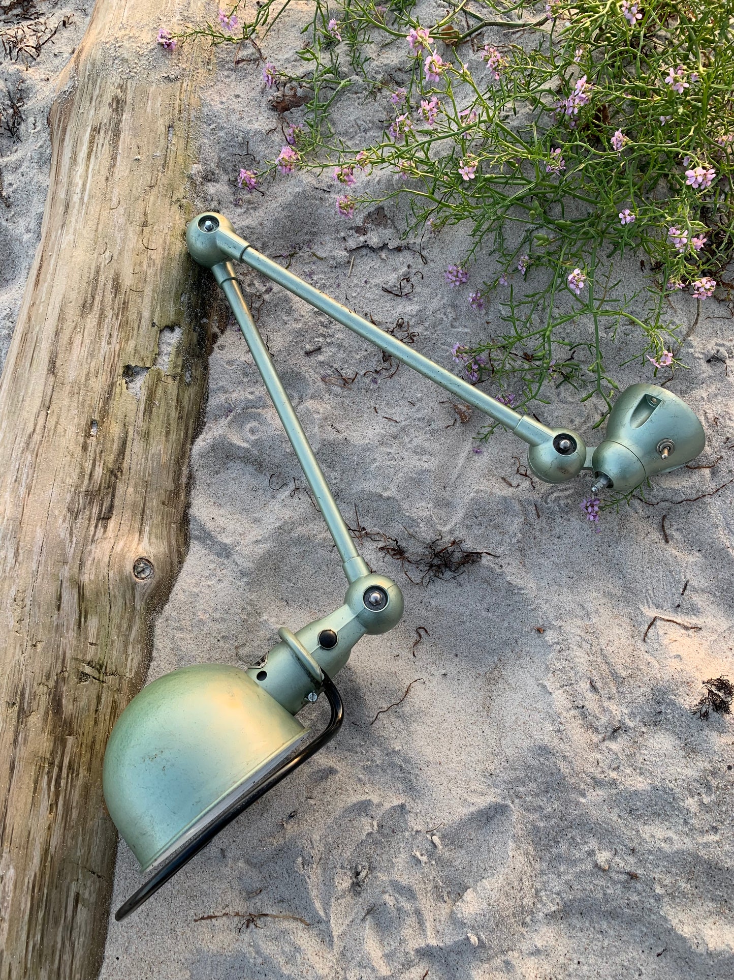 Jieldé væg/loftlampe med to arme - Grøn