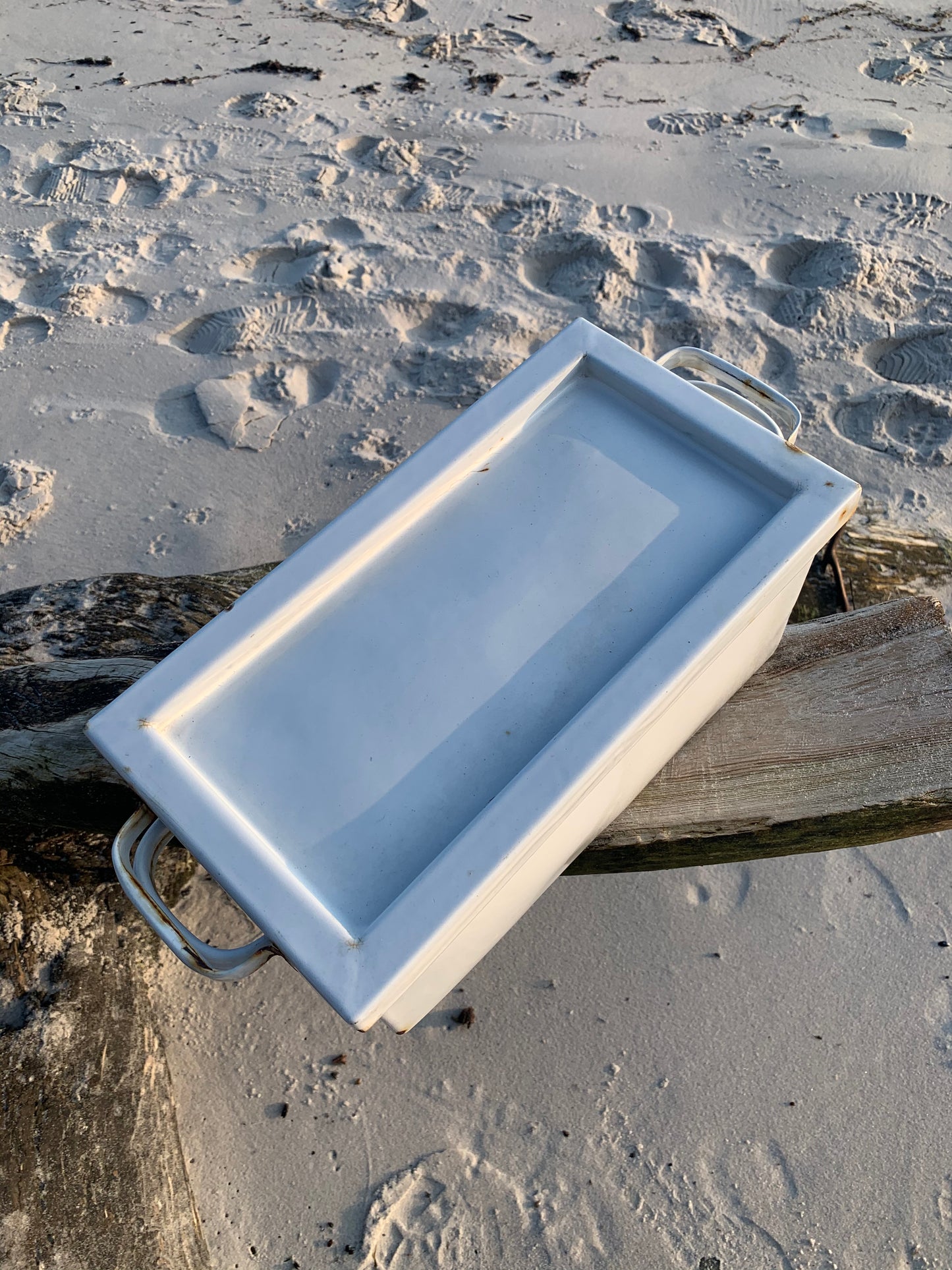 Glud og Marstrand emaljekasse med låg