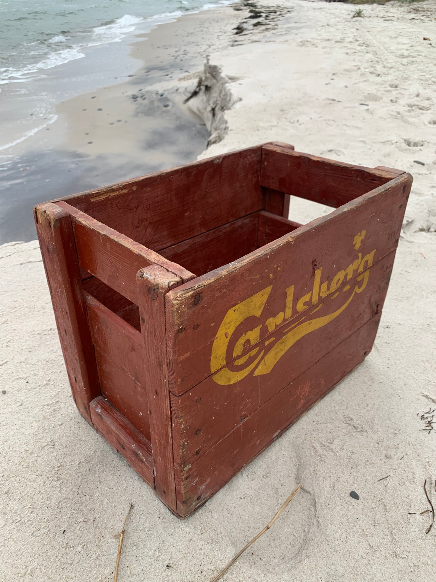 Gammel Carlsberg ølkasse