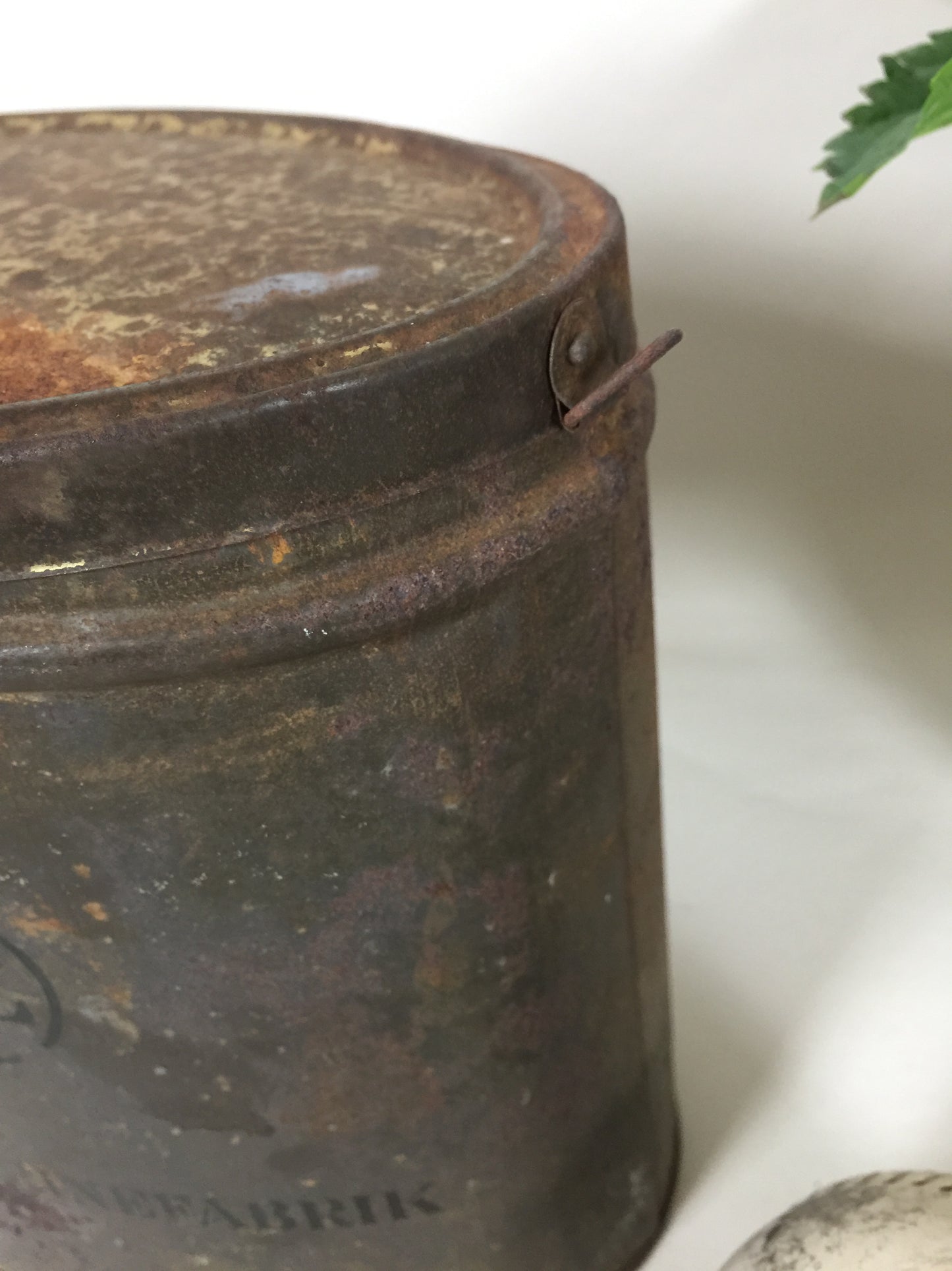 Margaine dåse fra Bornholmsk margarinefabrik