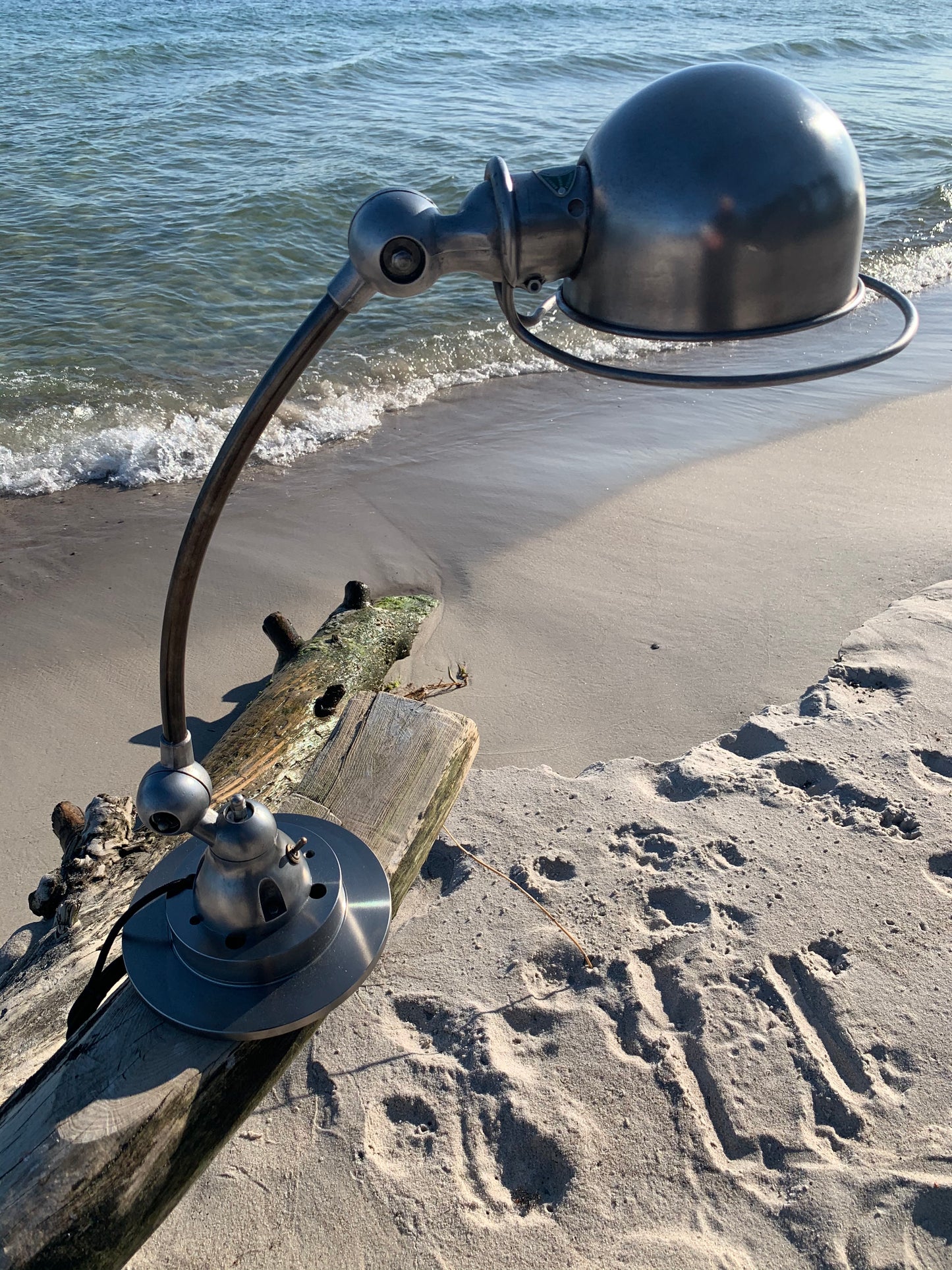 Jieldé bordlampe med buet arm