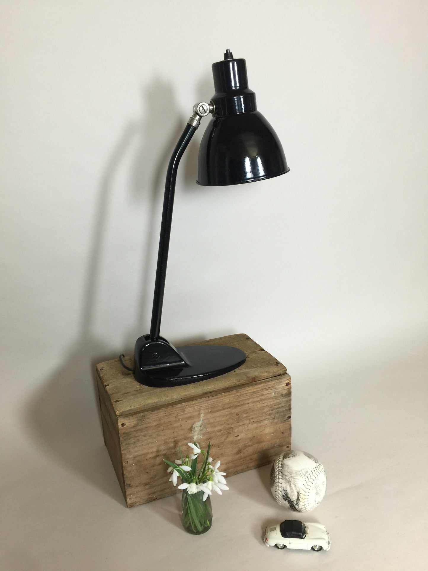 Fin gammel industriel vintage Jacobus lampe