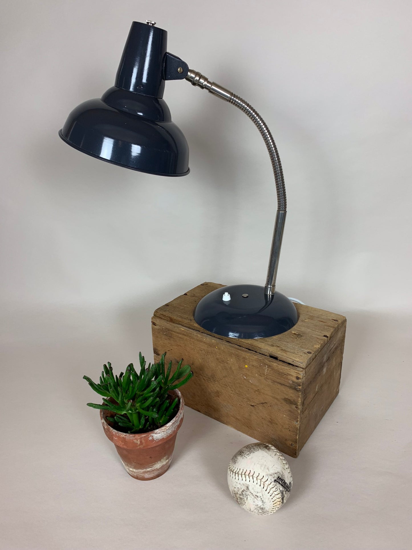 Skøn grå lampe