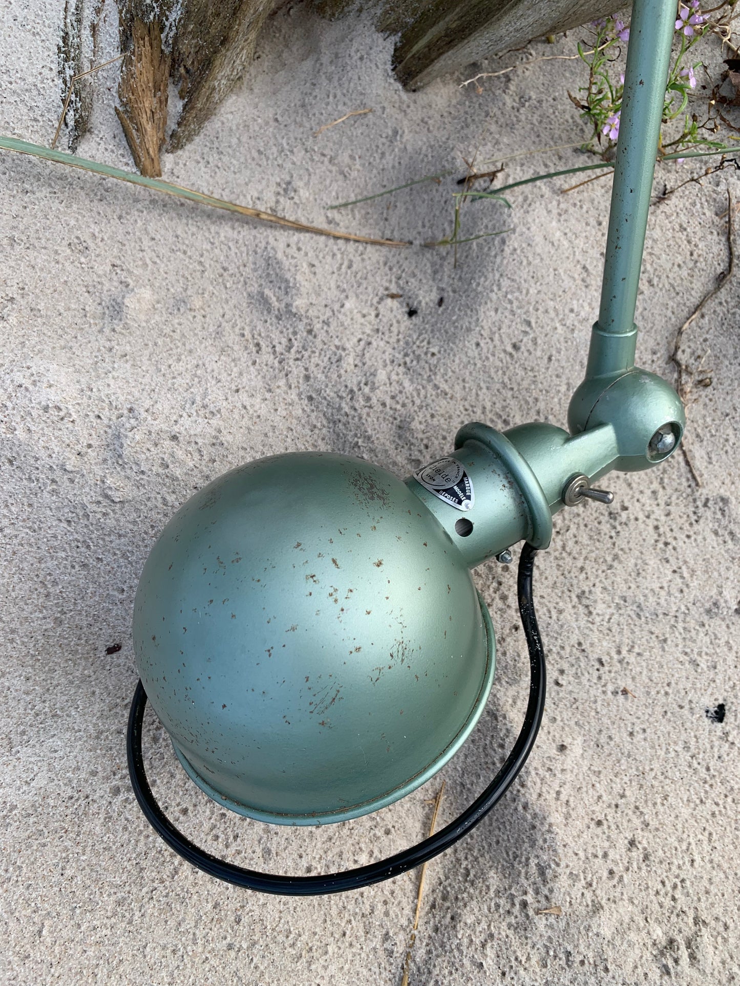 Jieldé væg/loftlampe med to arme - Grøn