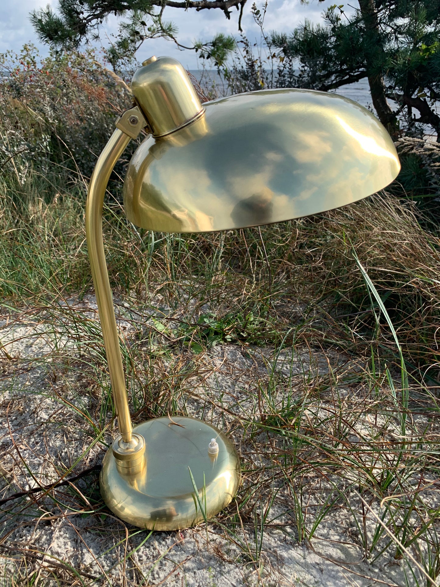 Italiensk messinglampe