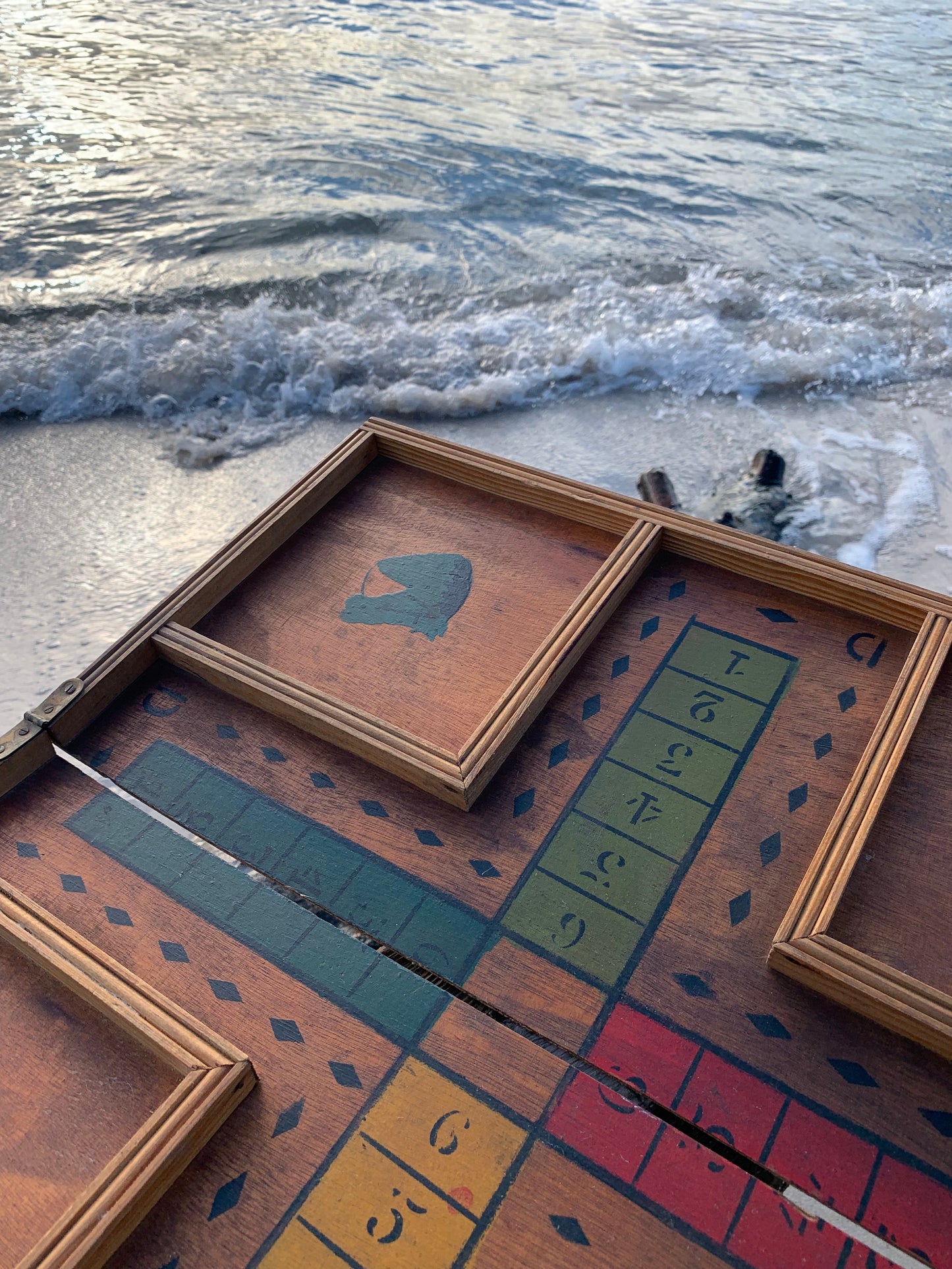 Gammelt fransk Ludo bræt